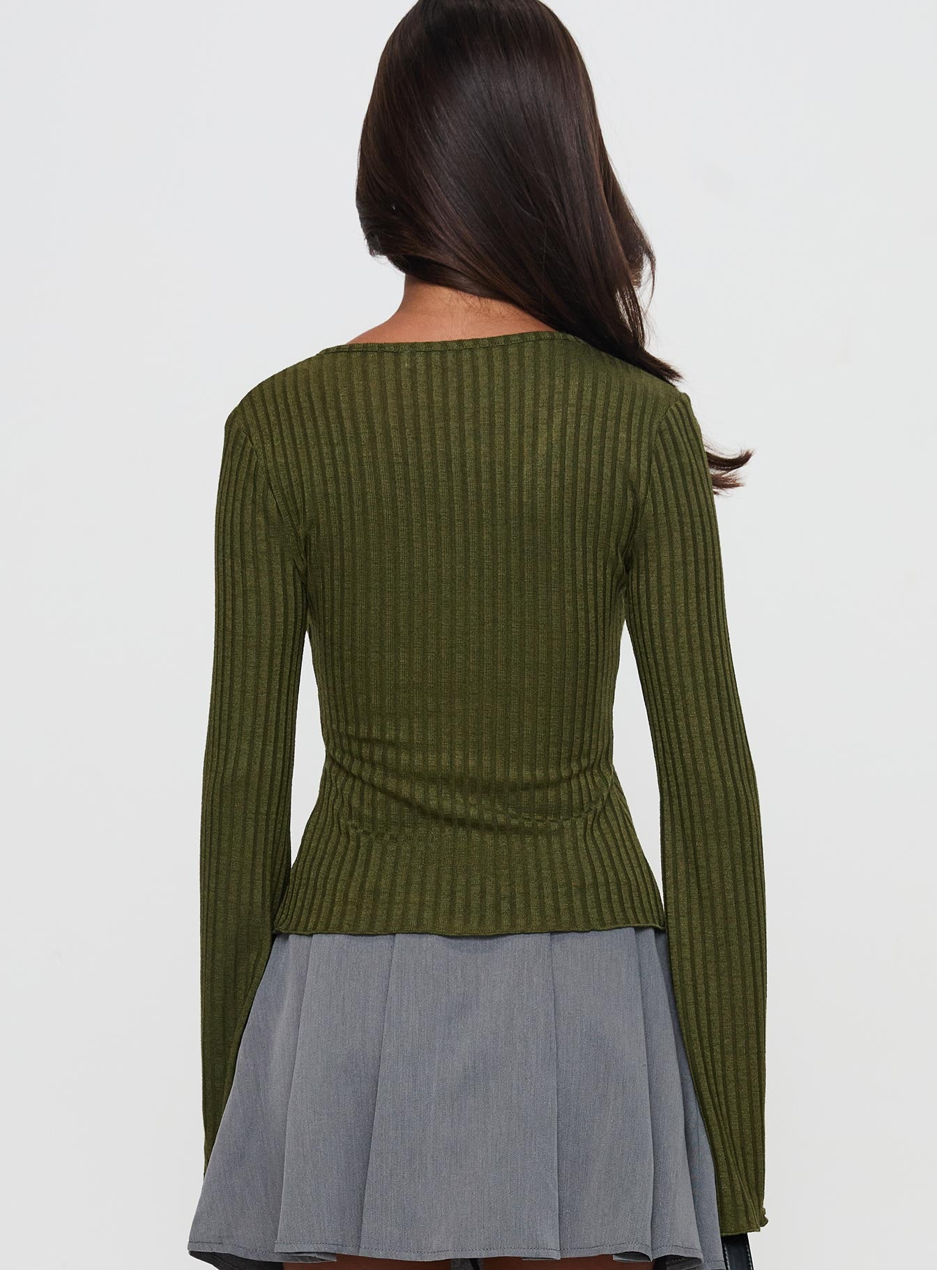 Allona Long Sleeve Top Green Outlet Amazon