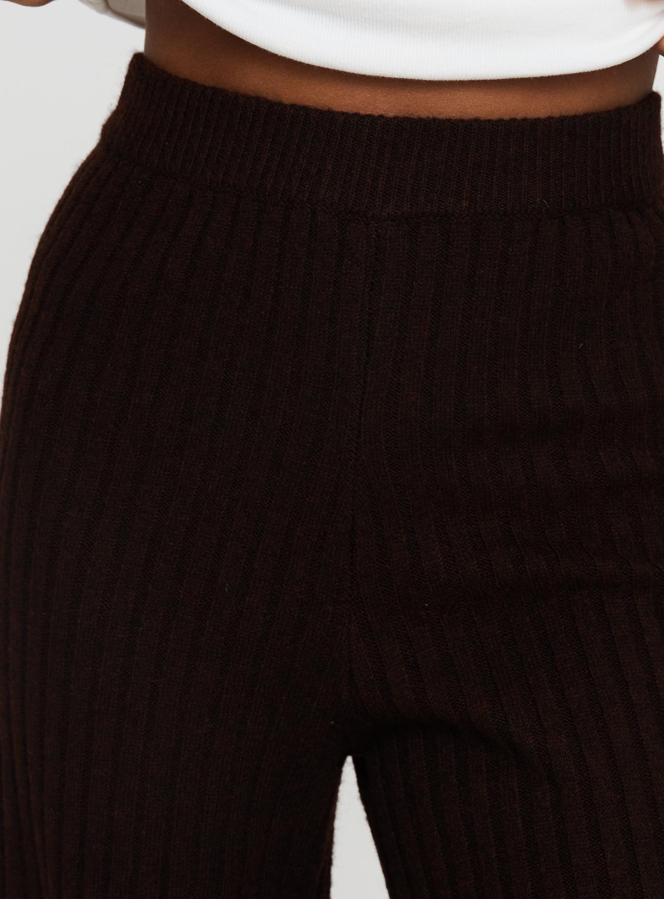 Montana Knit Pants Chocolate Brown Inexpensive