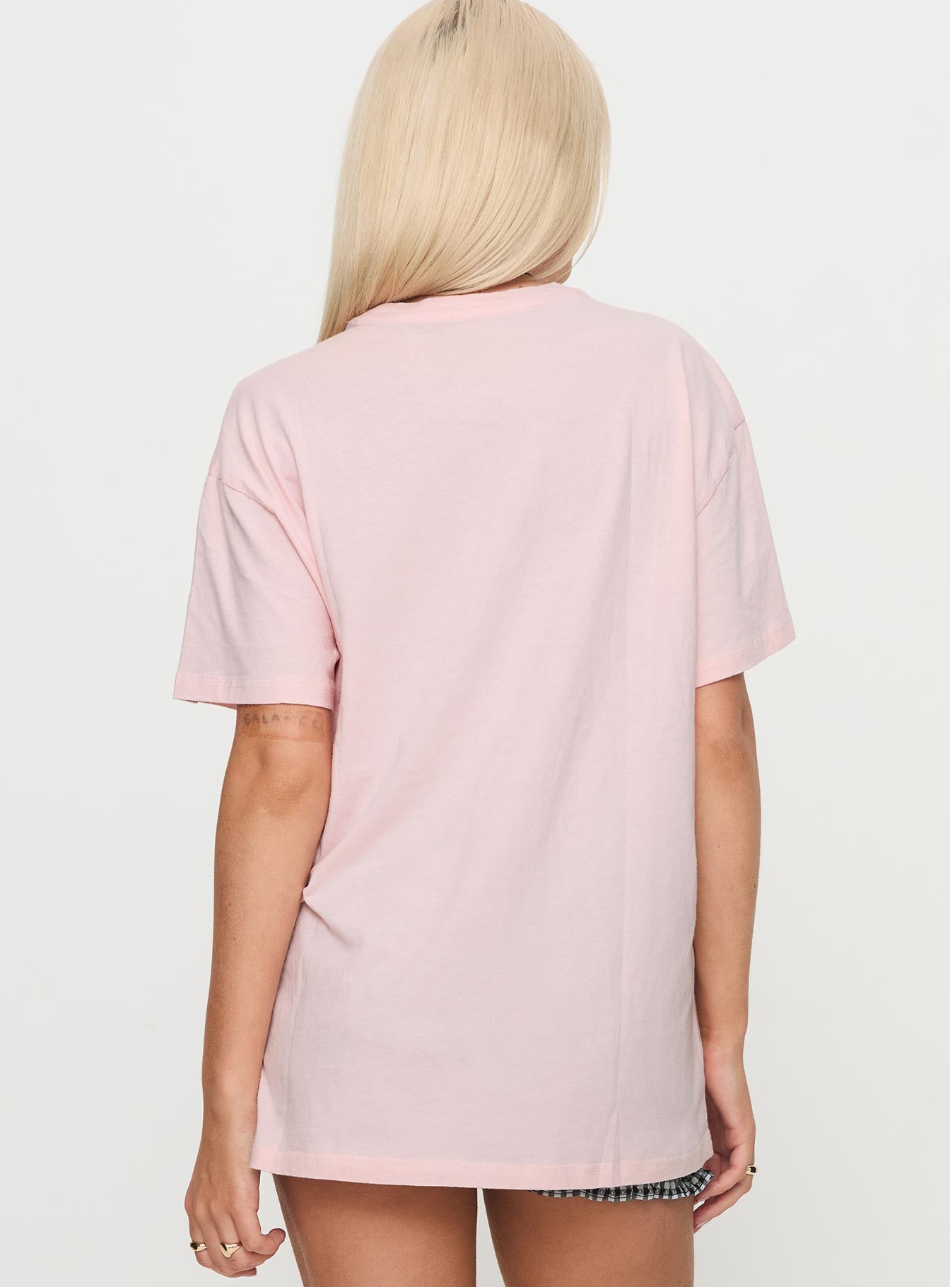 Asta Oversized Tee Pink Cheap Tumblr