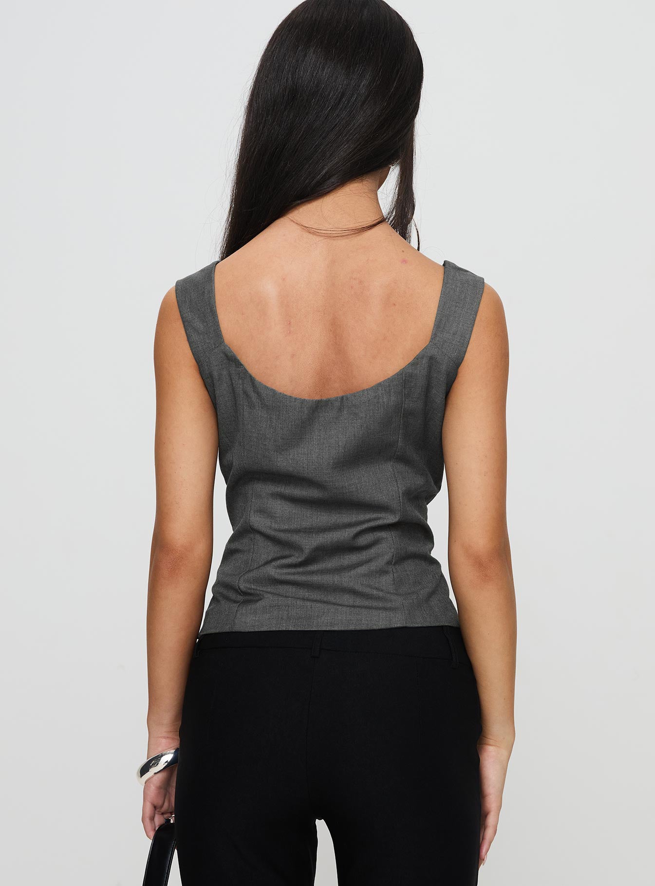 Desni Top Grey Cheap Sale With Credit Card