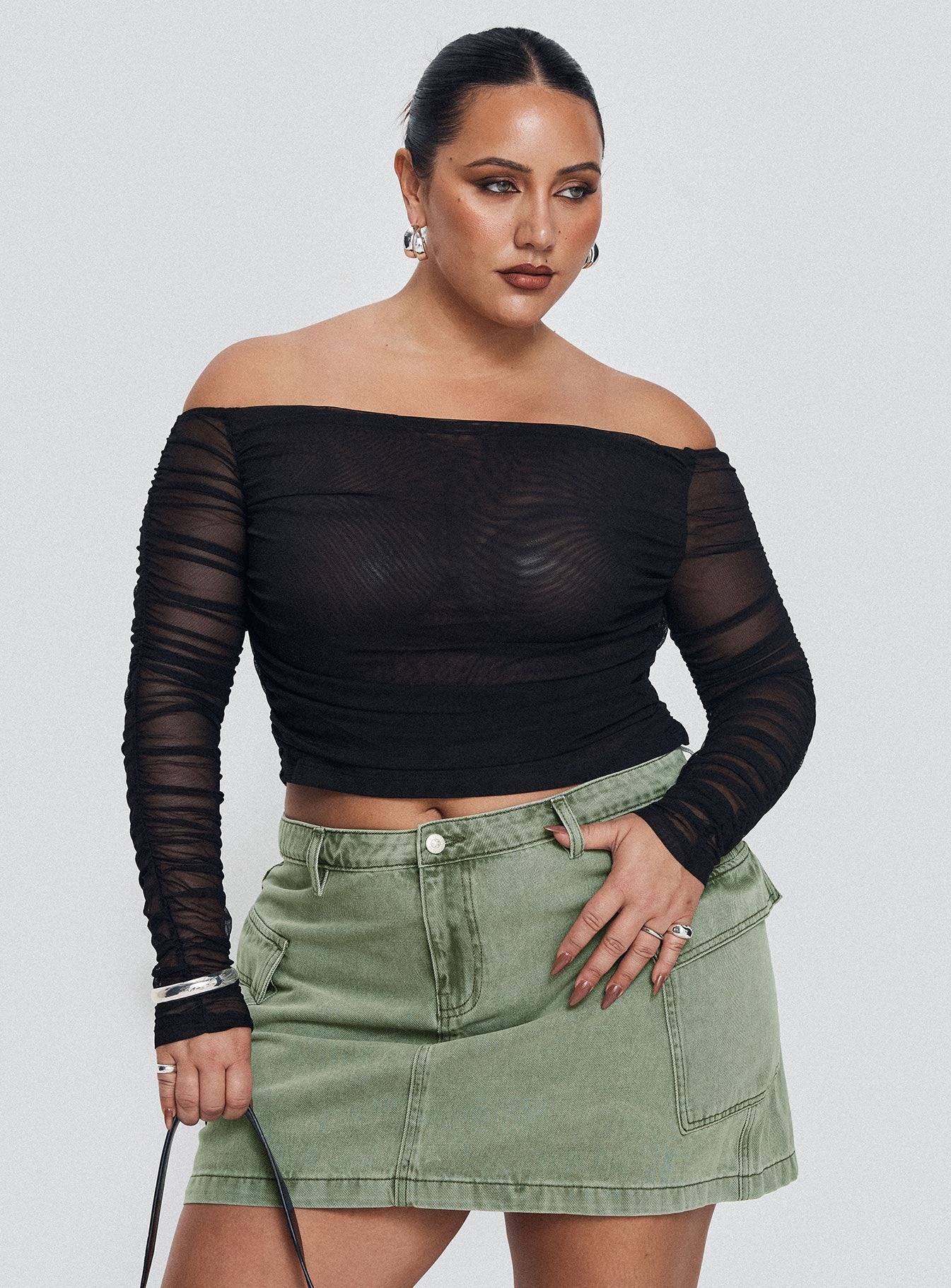 Hartford Off The Shoulder Top Black Curve Sale Lowest Pice