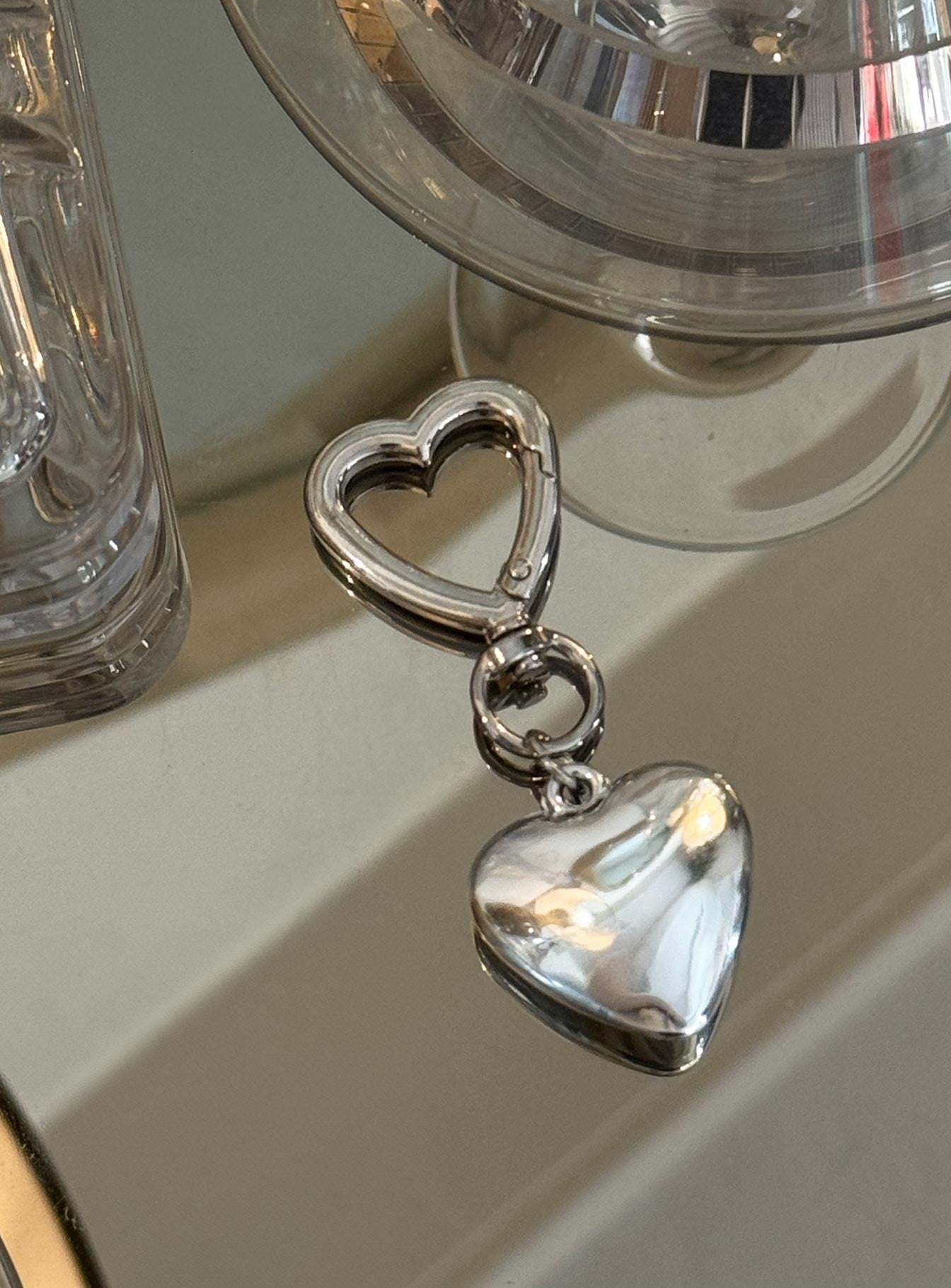 Two Lovers Key Ring Silver Cheap Finishline