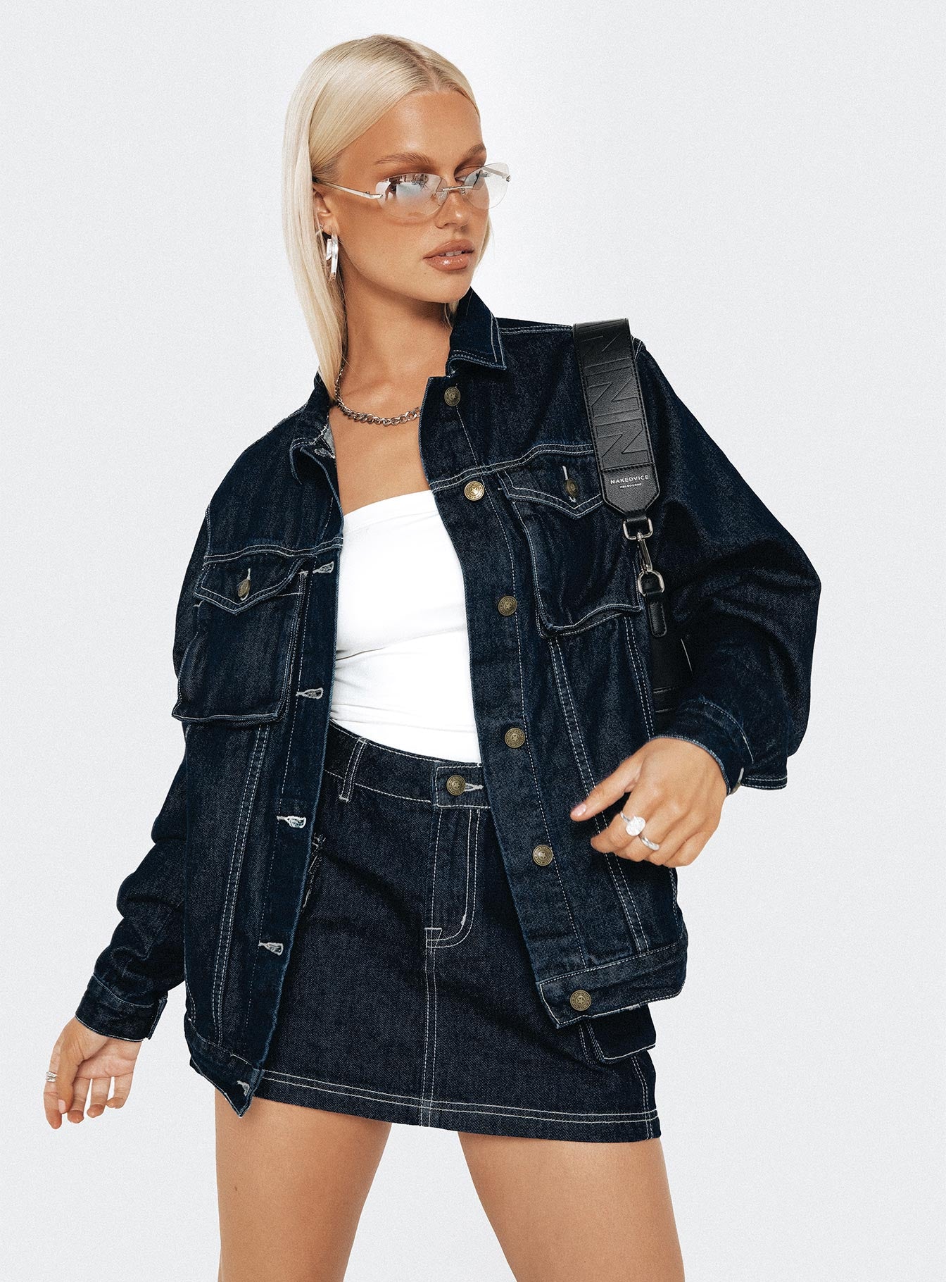 Junie Denim Jacket Indigo 2025 Cheap Online