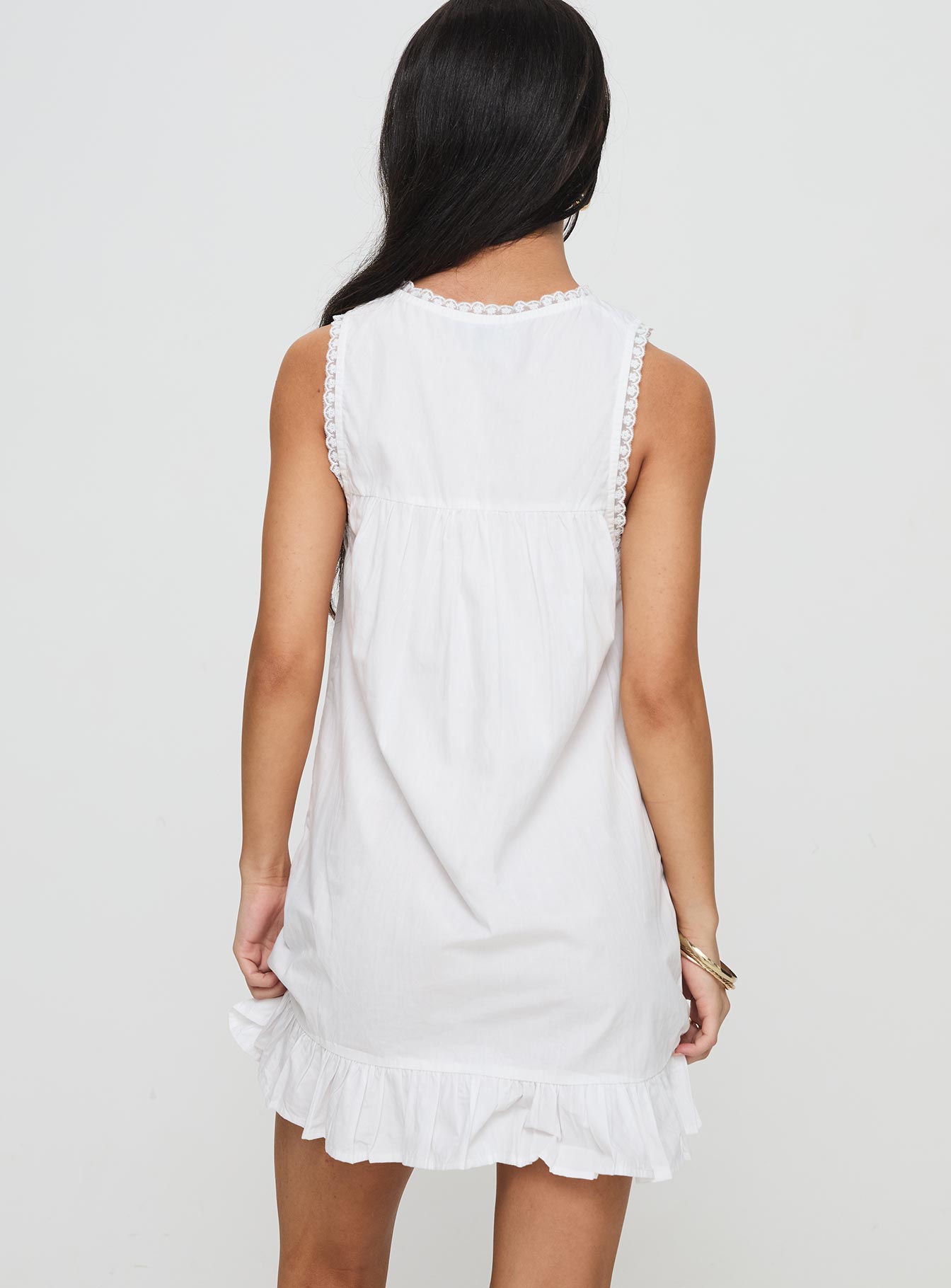 Lalita Mini Dress White Cheap Sale 100% Guaranteed