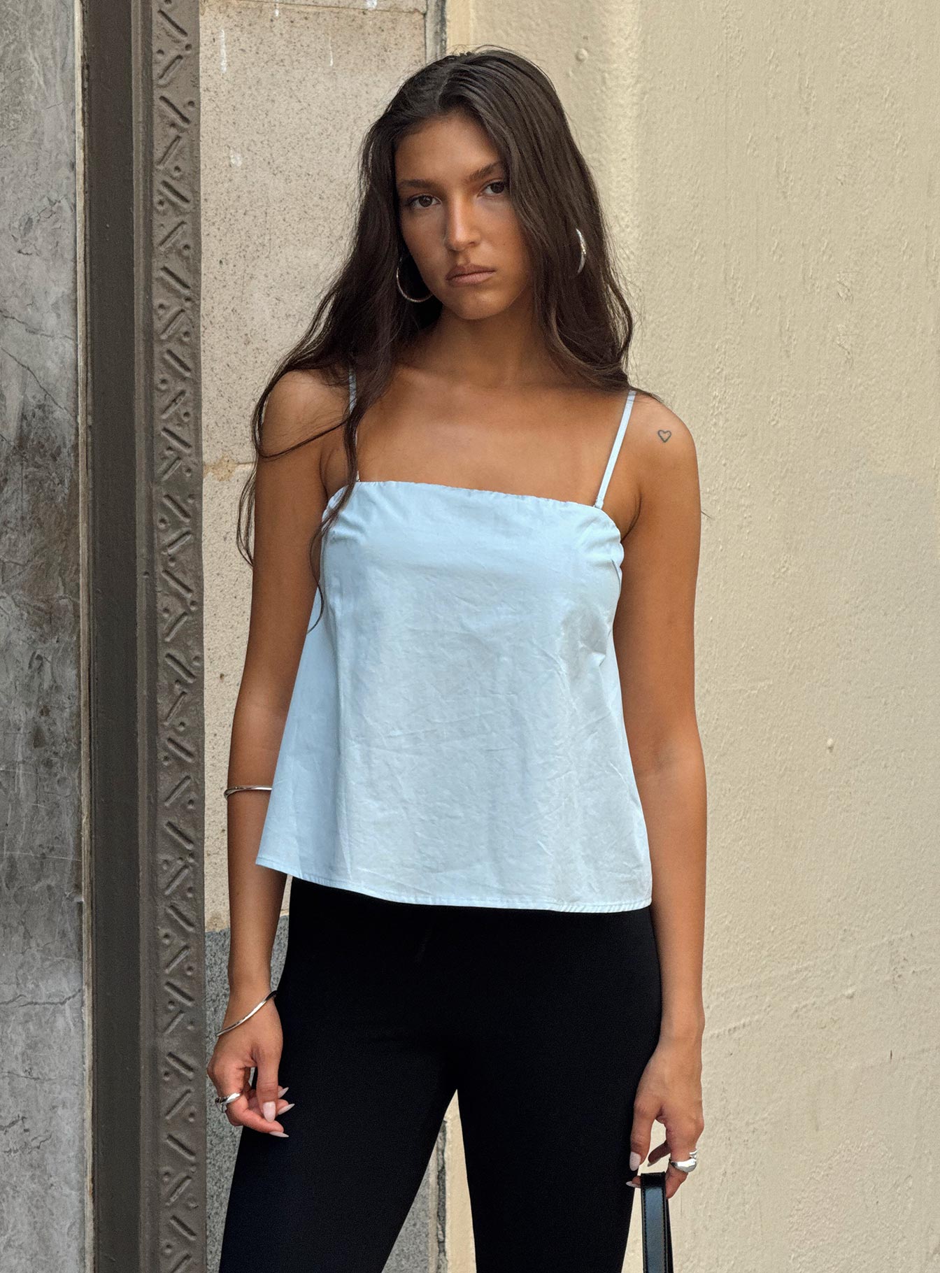 Trapeze Strapless Top Blue Free Shipping With Mastercard