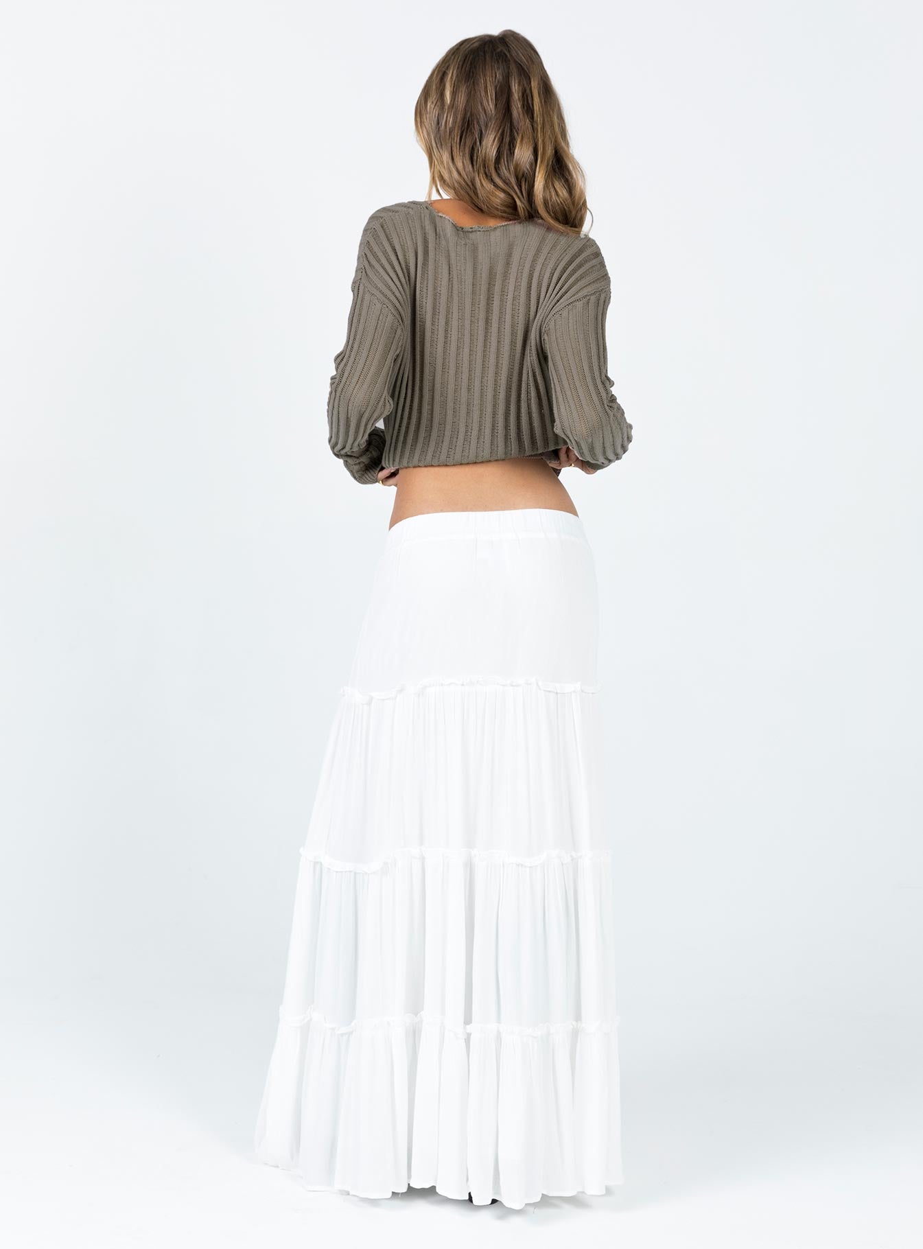 Miriah Maxi Skirt White Petite With Paypal Cheap Pice