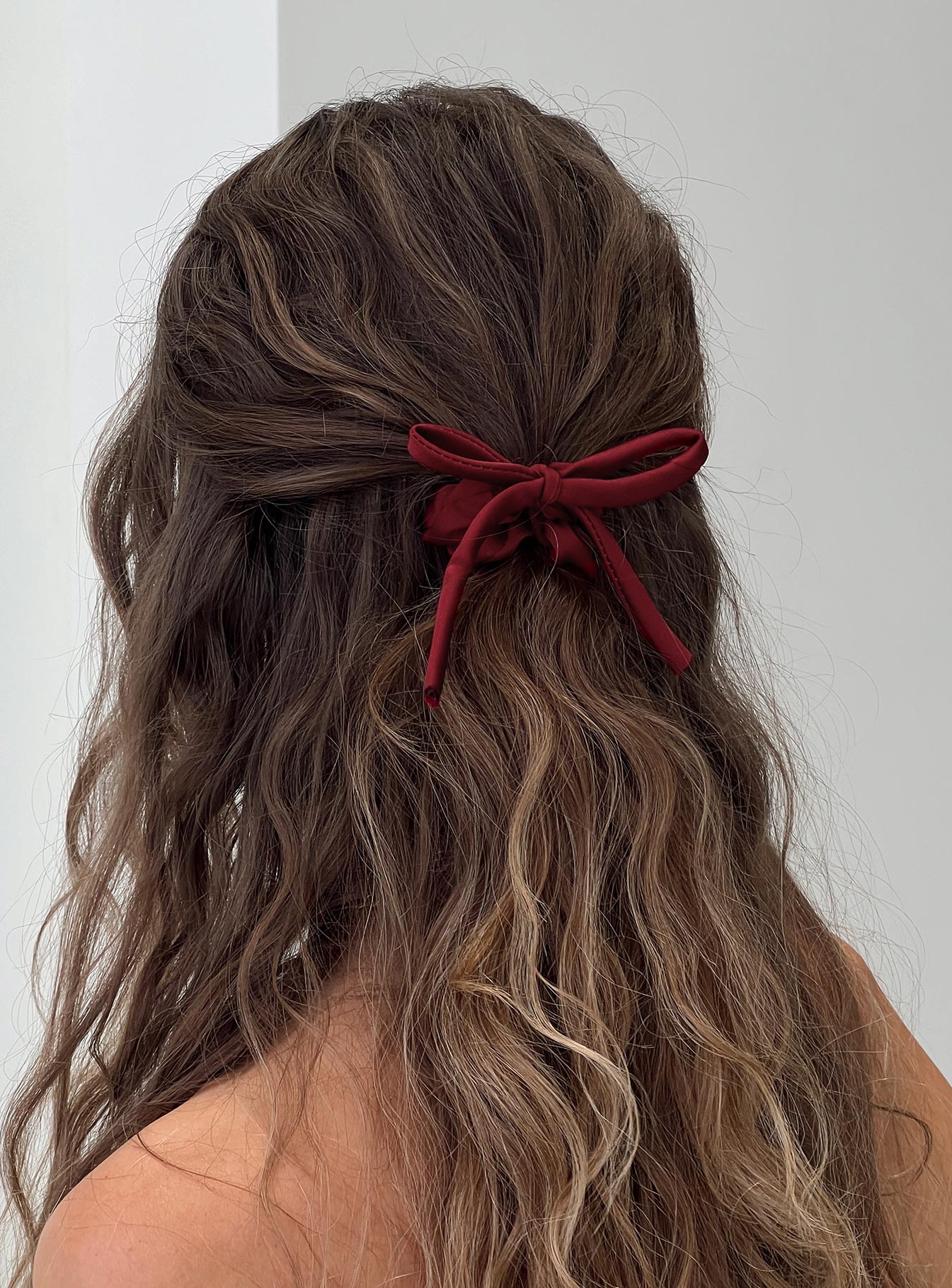 Harp Scrunchie Red Free Shipping Fashionable