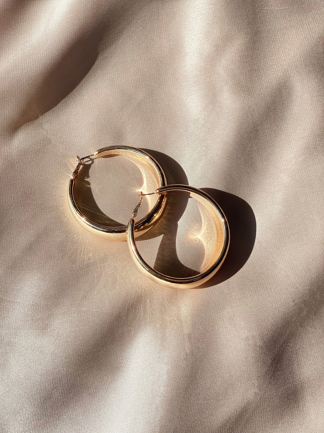 Raskin Hoop Earrings Gold Sale Geniue Stockist