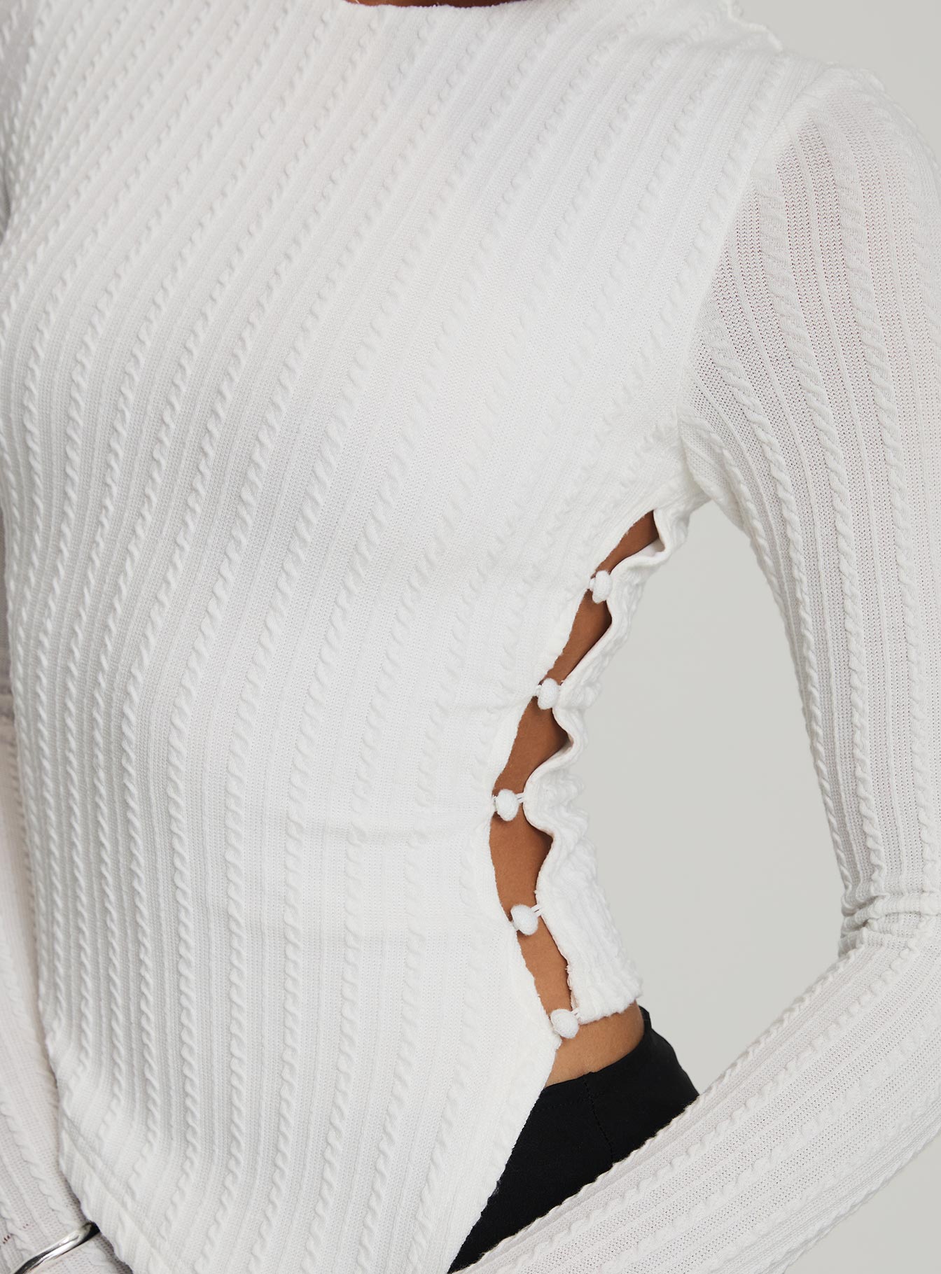 Yulkie Long Sleeve Top White Shipping Outlet Store Online