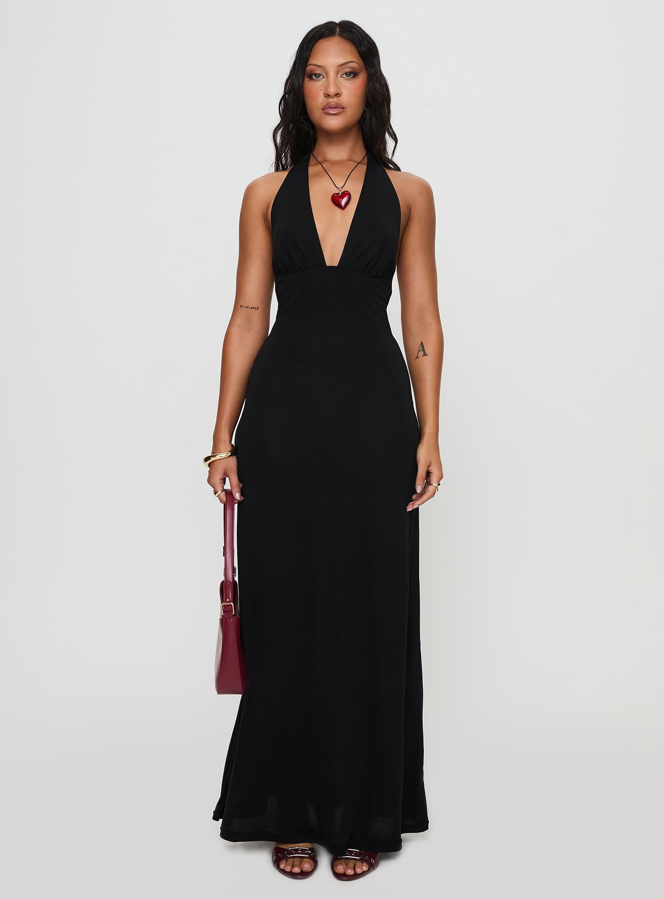 Tinisie Maxi Dress Black Buy Cheap Choice