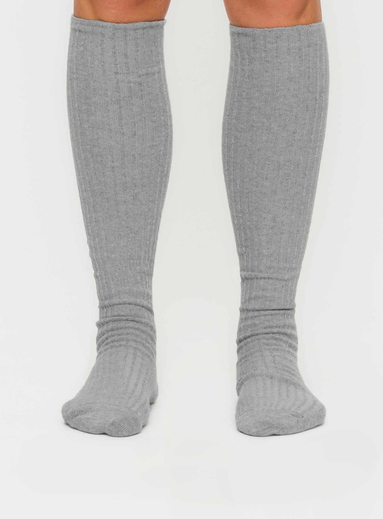 Apatow Knee High Socks Grey Best Sale Cheap Pice