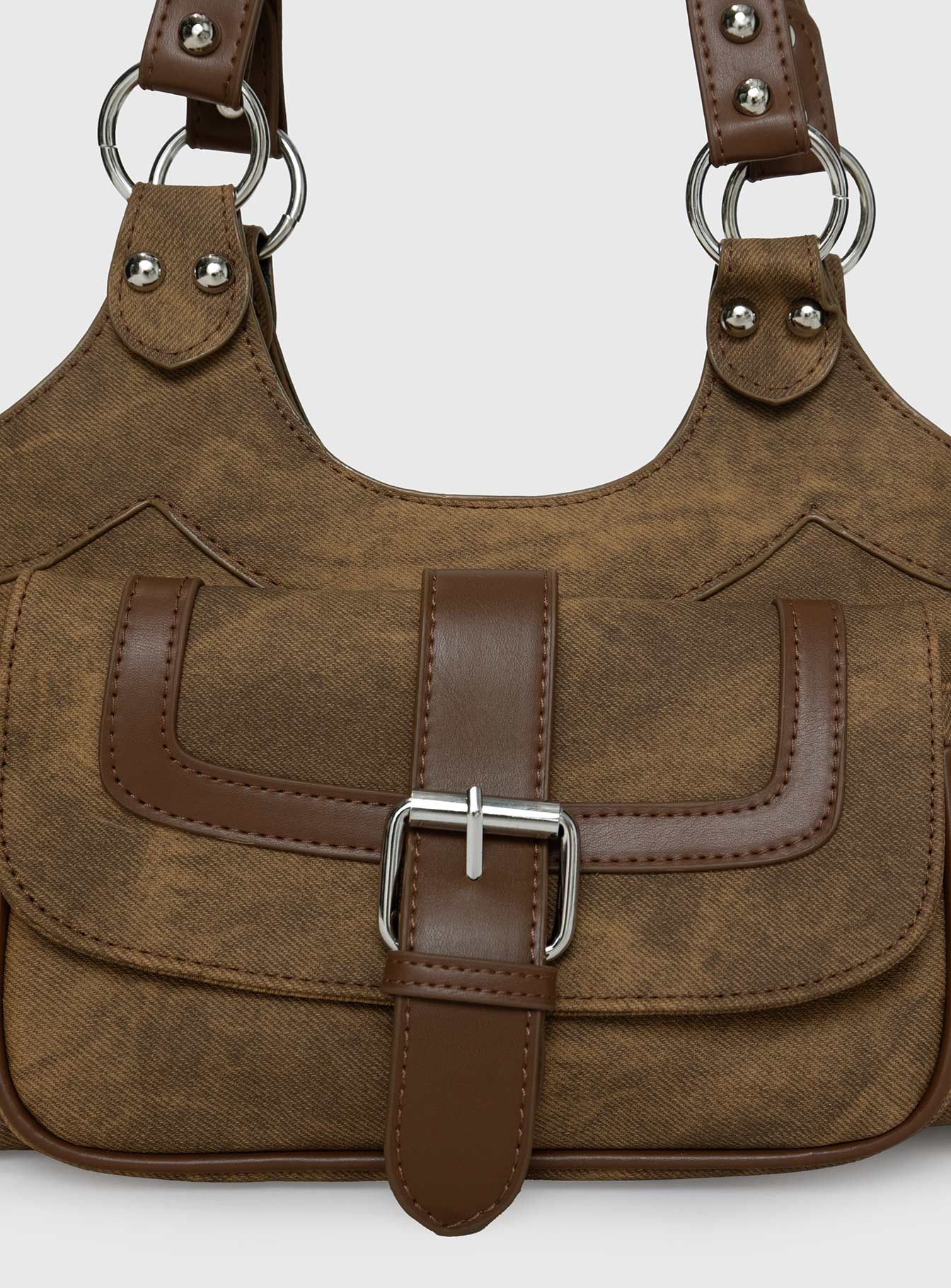 Airlea Shoulder Bag Brown Clearance Extremely