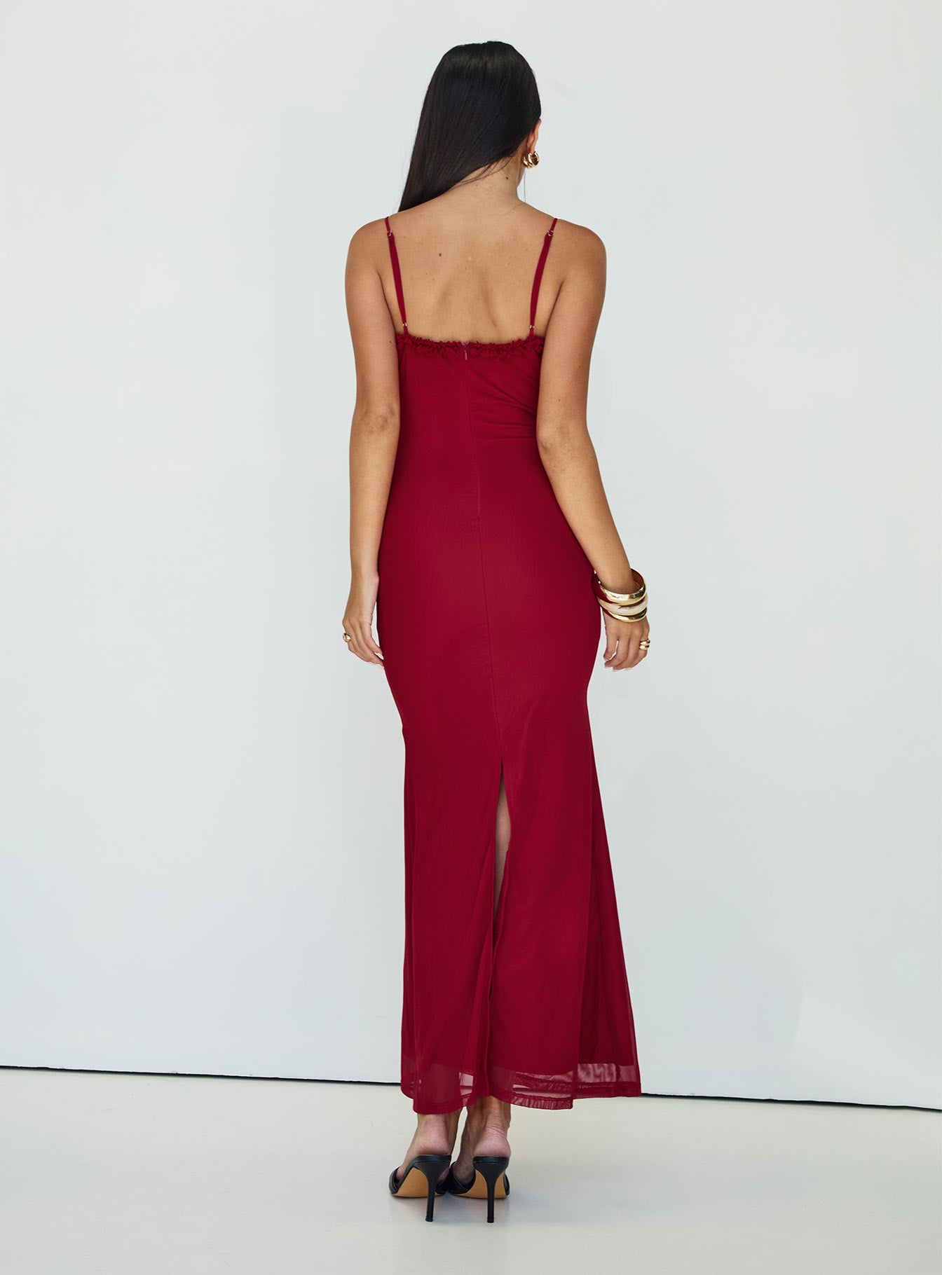 Capisce Maxi Dress Red Free Shipping 100% Guaranteed