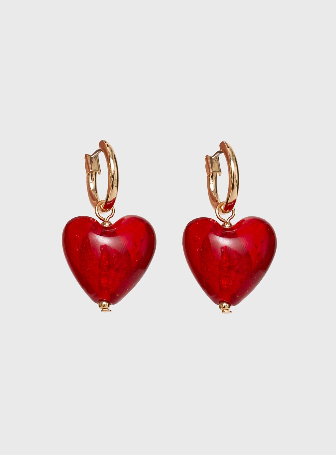 Wild Heart Earrings Gold / Red Discount 2025 New