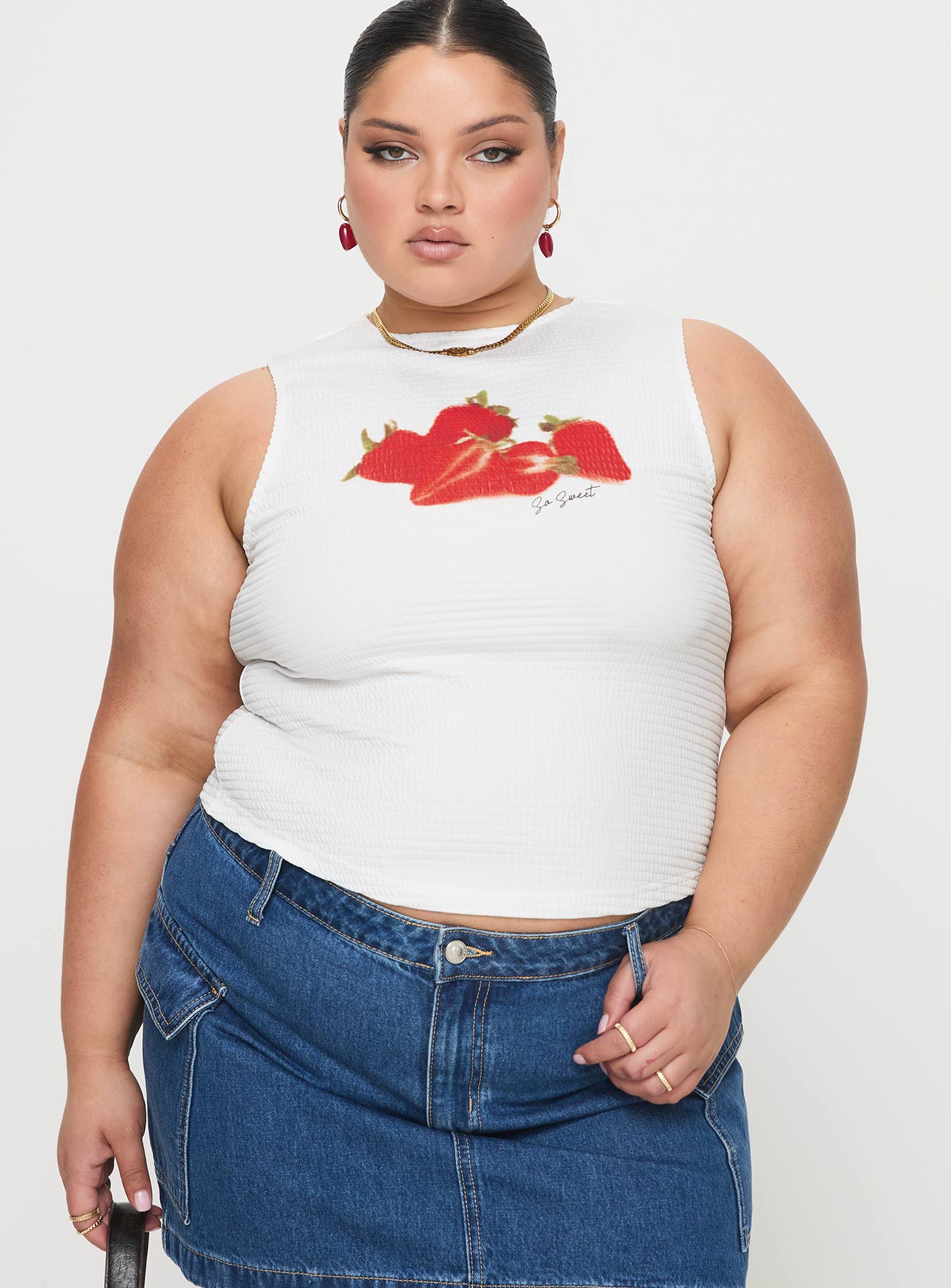 Oh So Sweet Top White Curve Cheap With Paypal