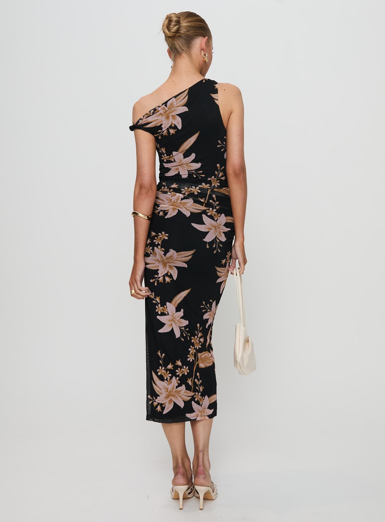 Goldrush Maxi Dress Black Floral Cheap Sale Low Pice