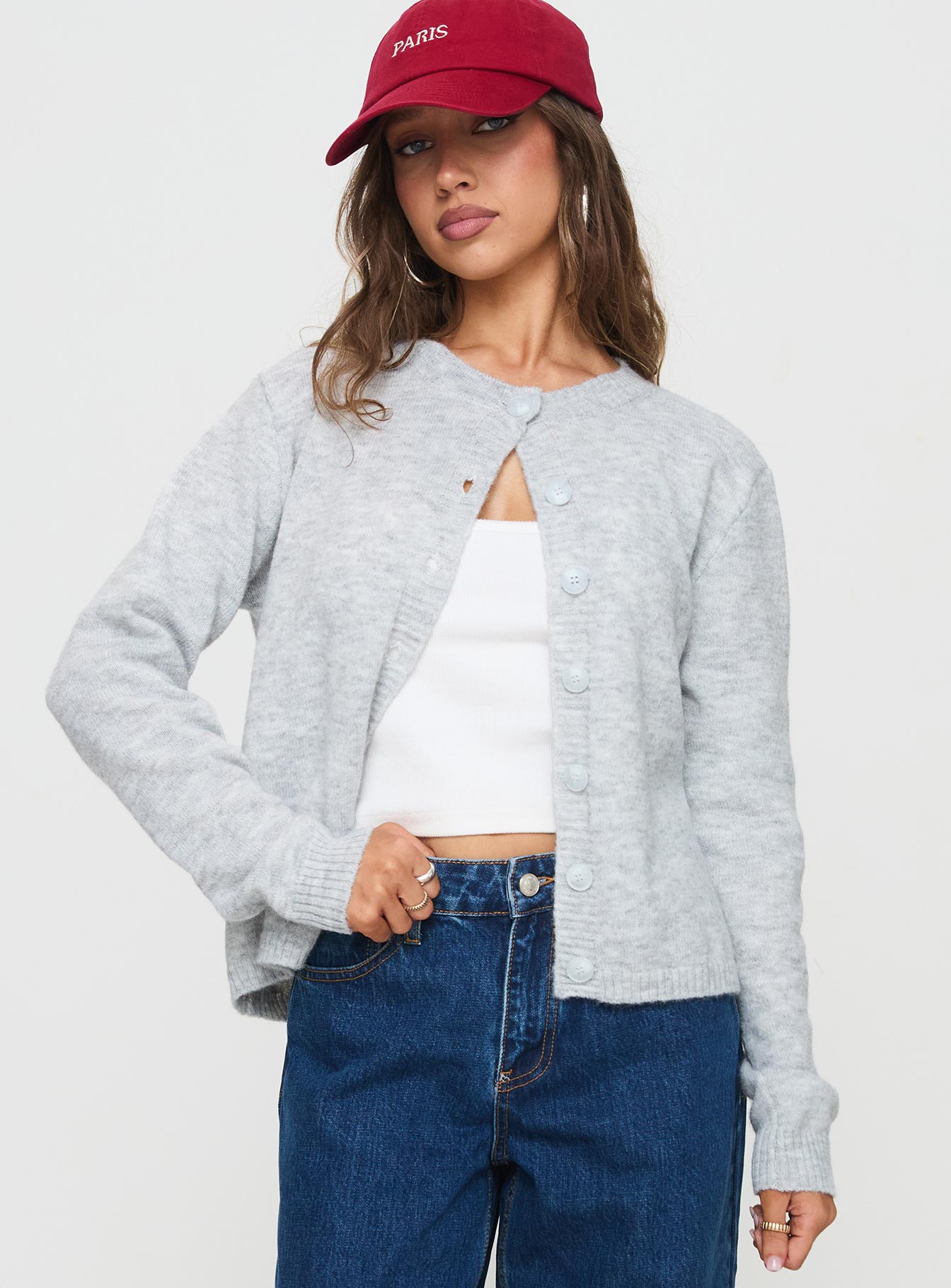 Denmark Cardigan Grey Clearance Online