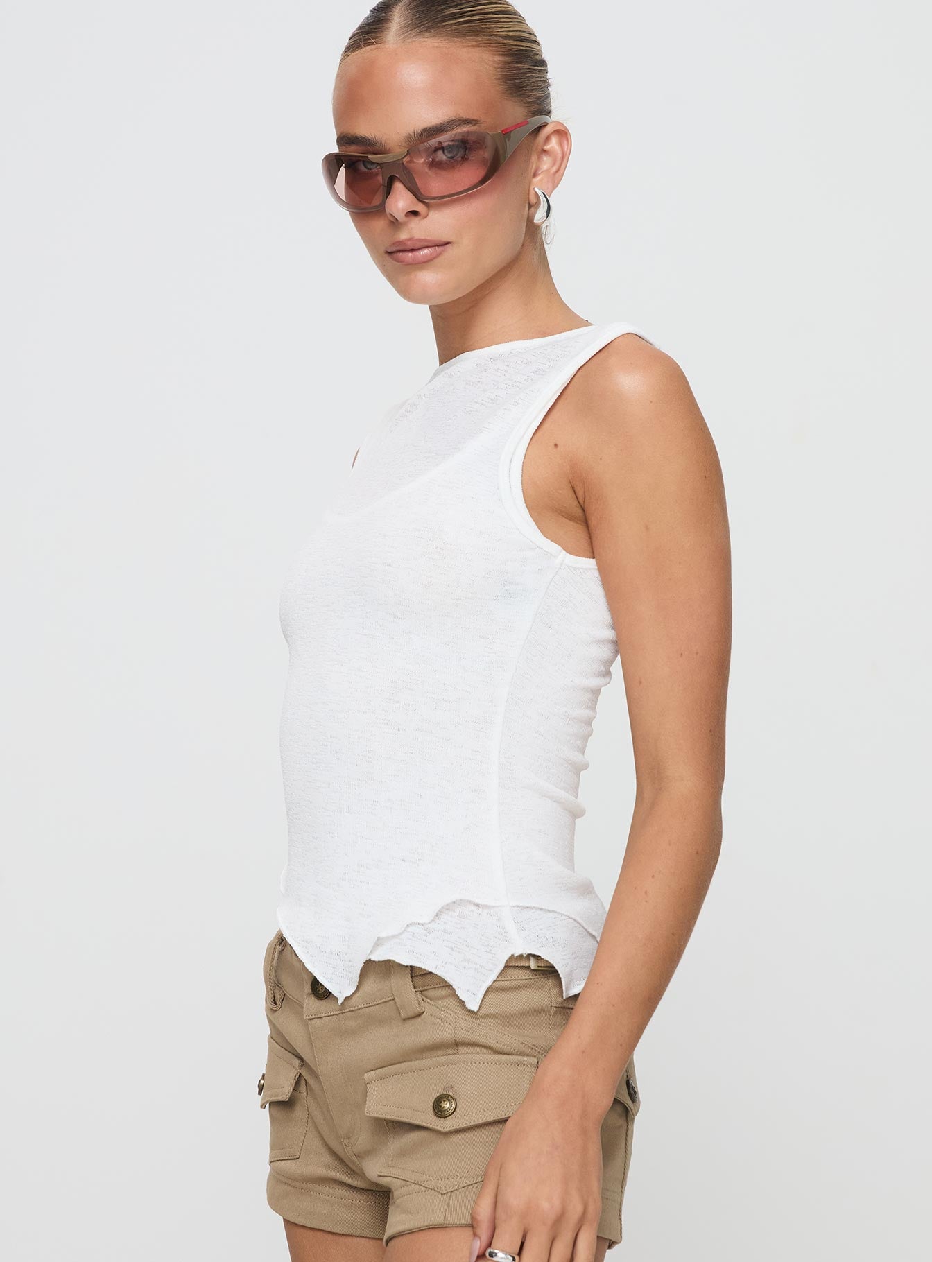 Lefort Tank Top White Big Discount Online