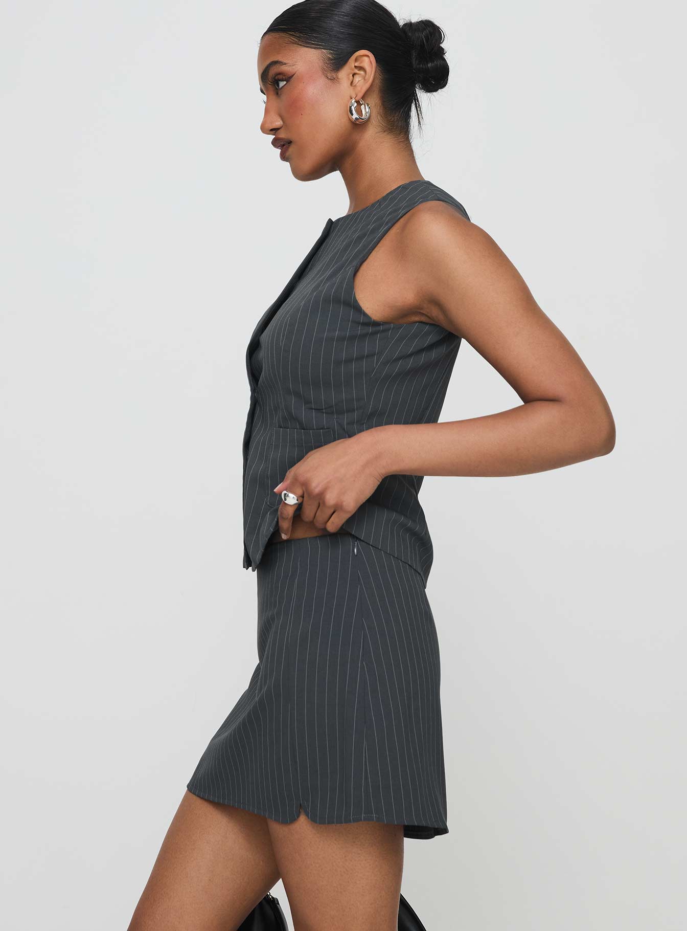 Legrasse Set Charcoal Pinstripe Low Shipping Cheap Pice