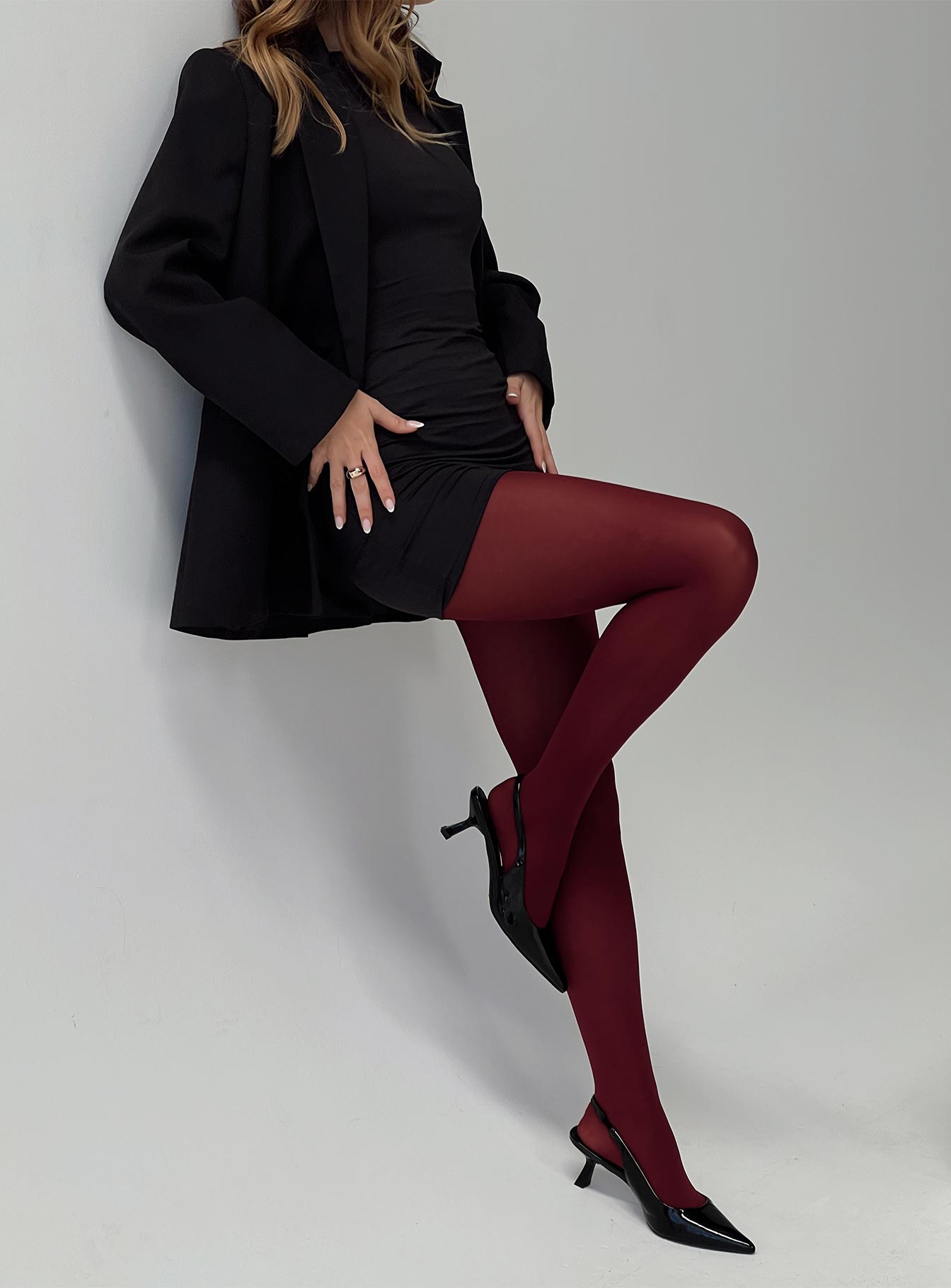 Eliseo Stockings Burgundy Sale Fast Delivery