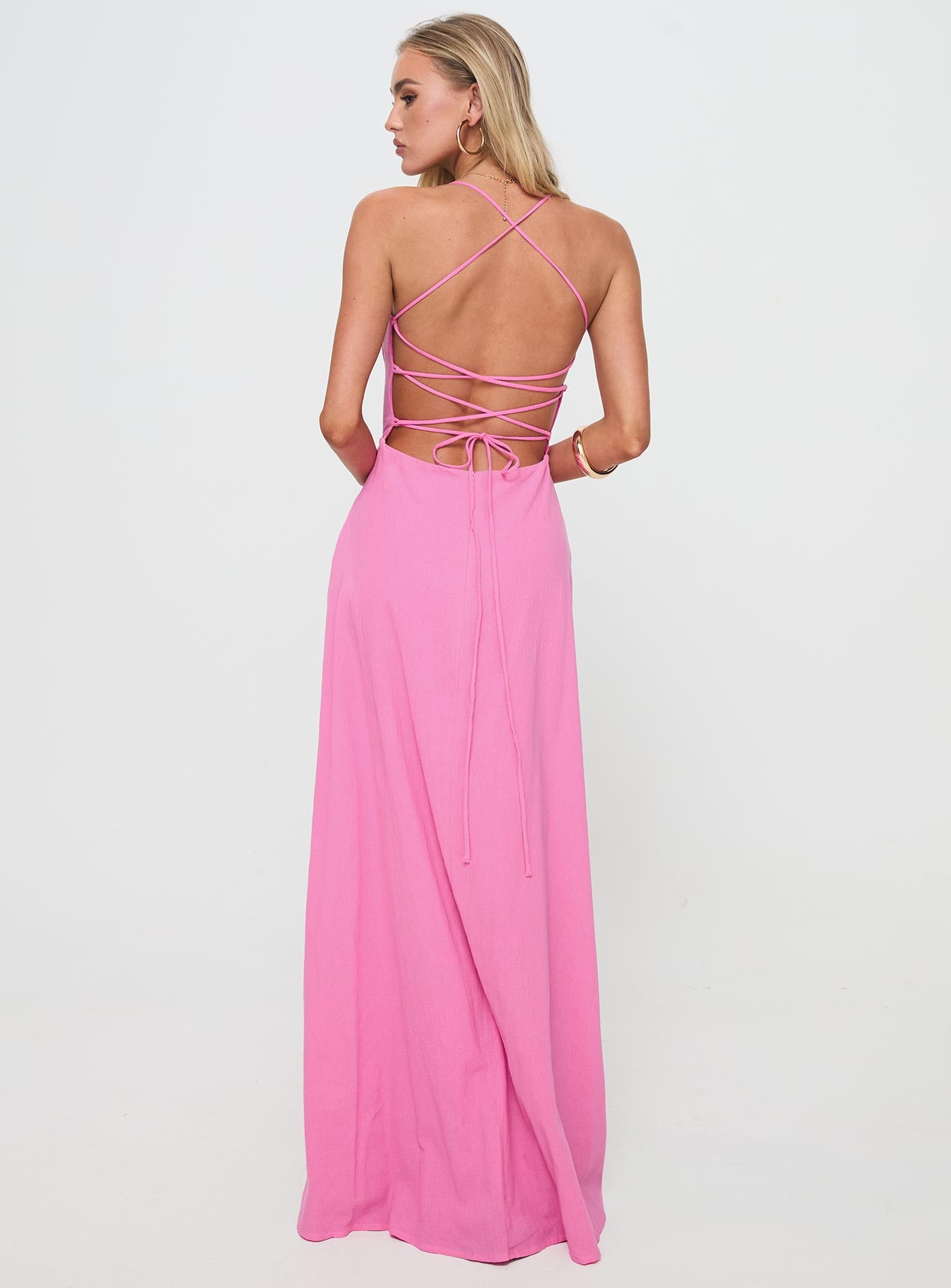 Clea Maxi Dress Pink Nicekicks Cheap Pice