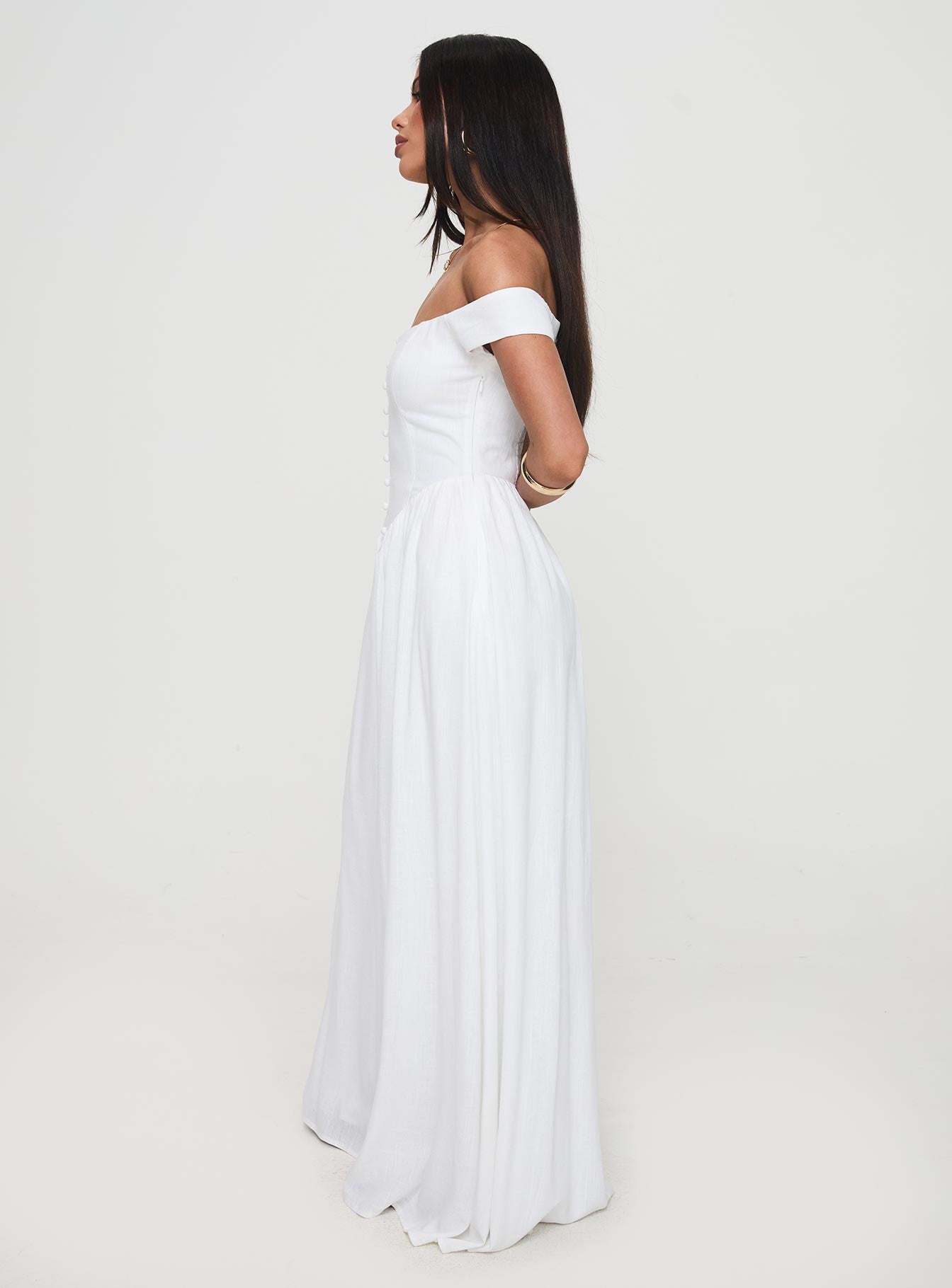 Romantic Maxi Dress White Cheap Sale Ebay