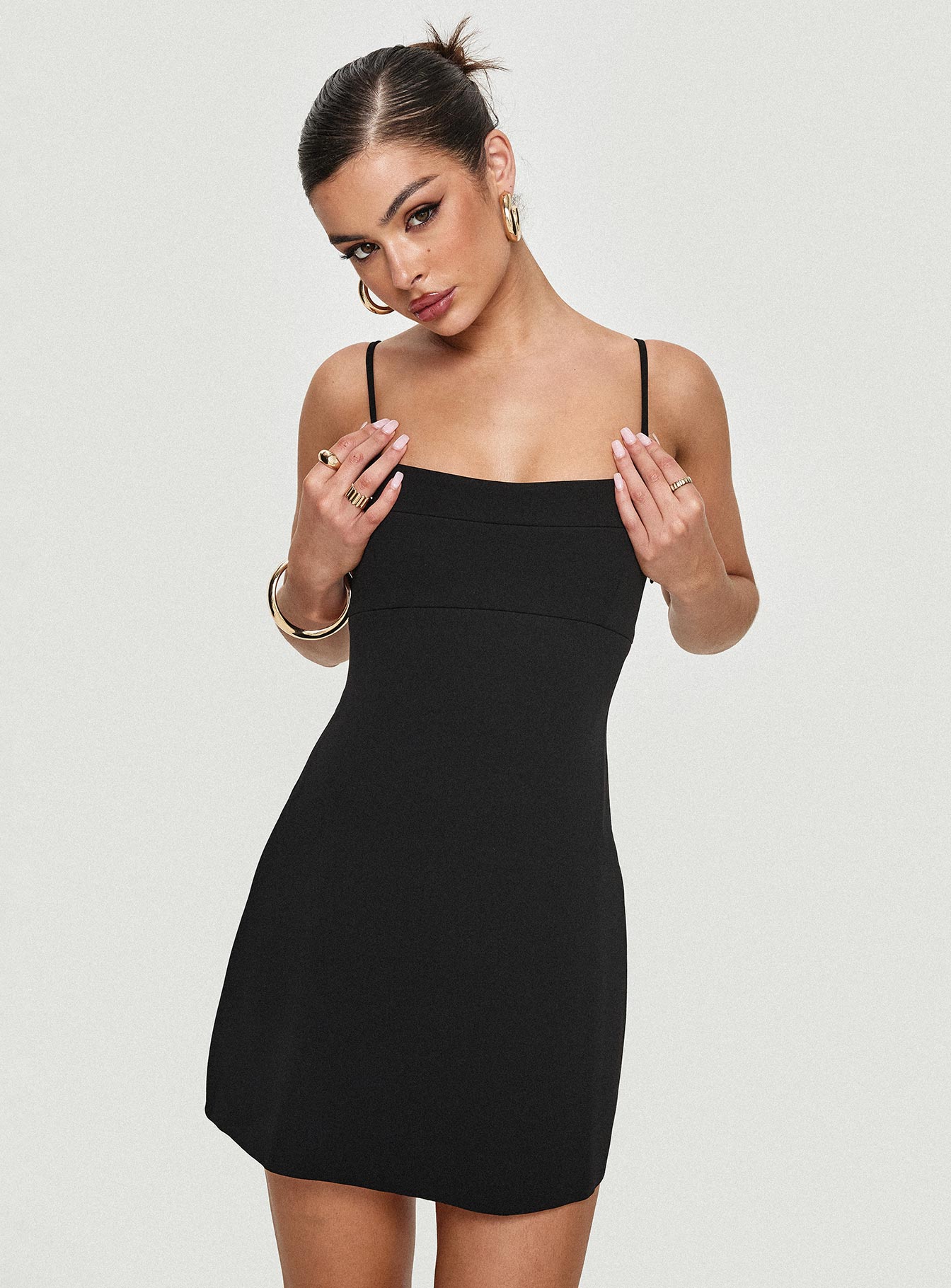 Rousselet Mini Dress Black Discount Low Shipping Fee