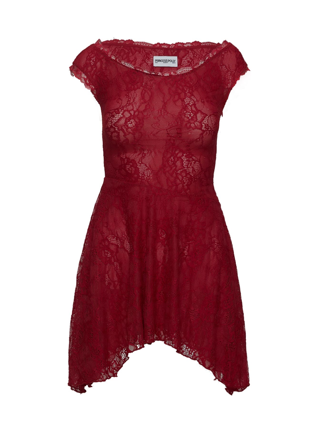 La Dolce Vita Lace Mini Dress Red Sale Recommend