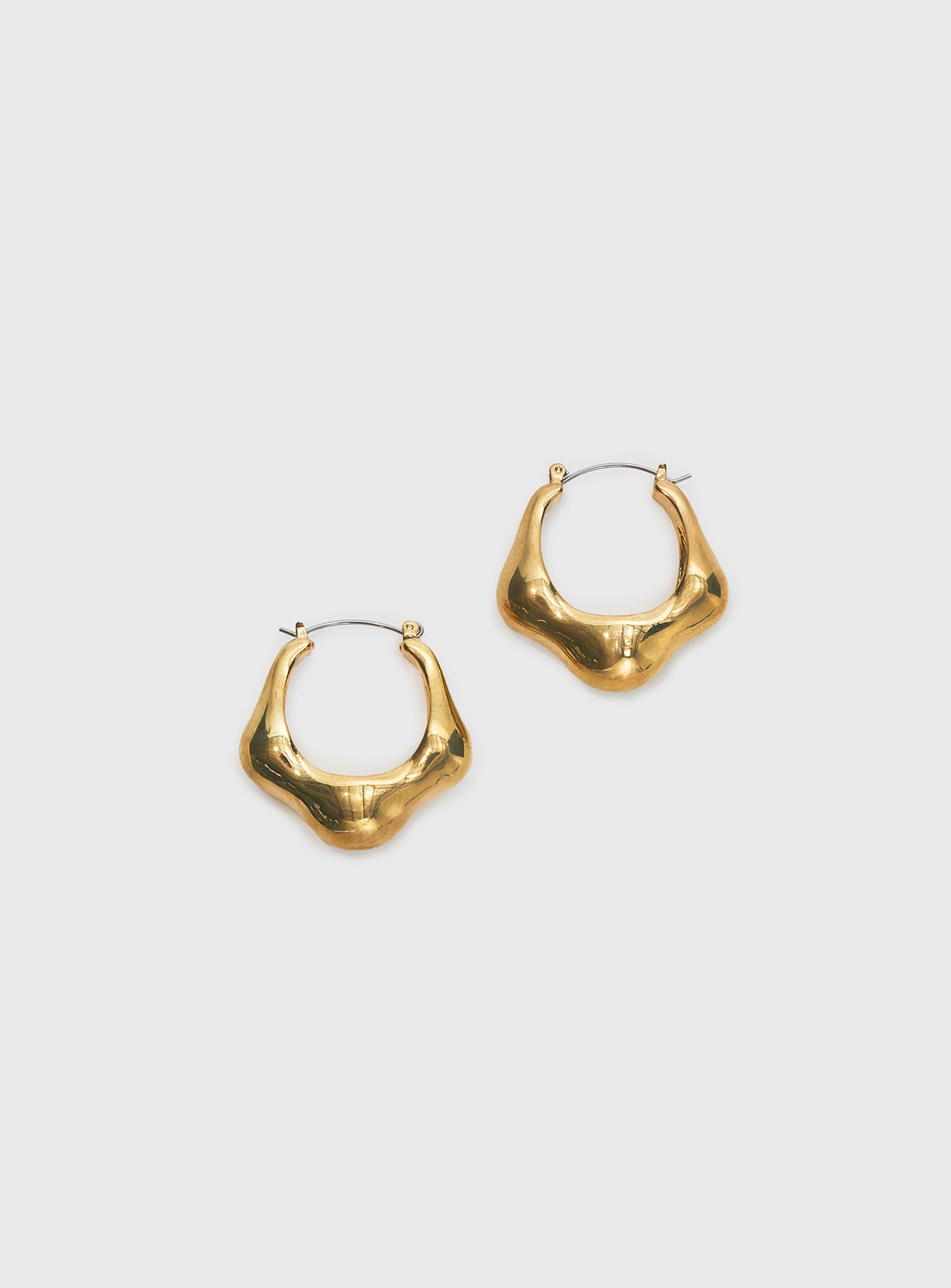 Maesie Hoop Earrings Gold Clearance Geniue Stockist