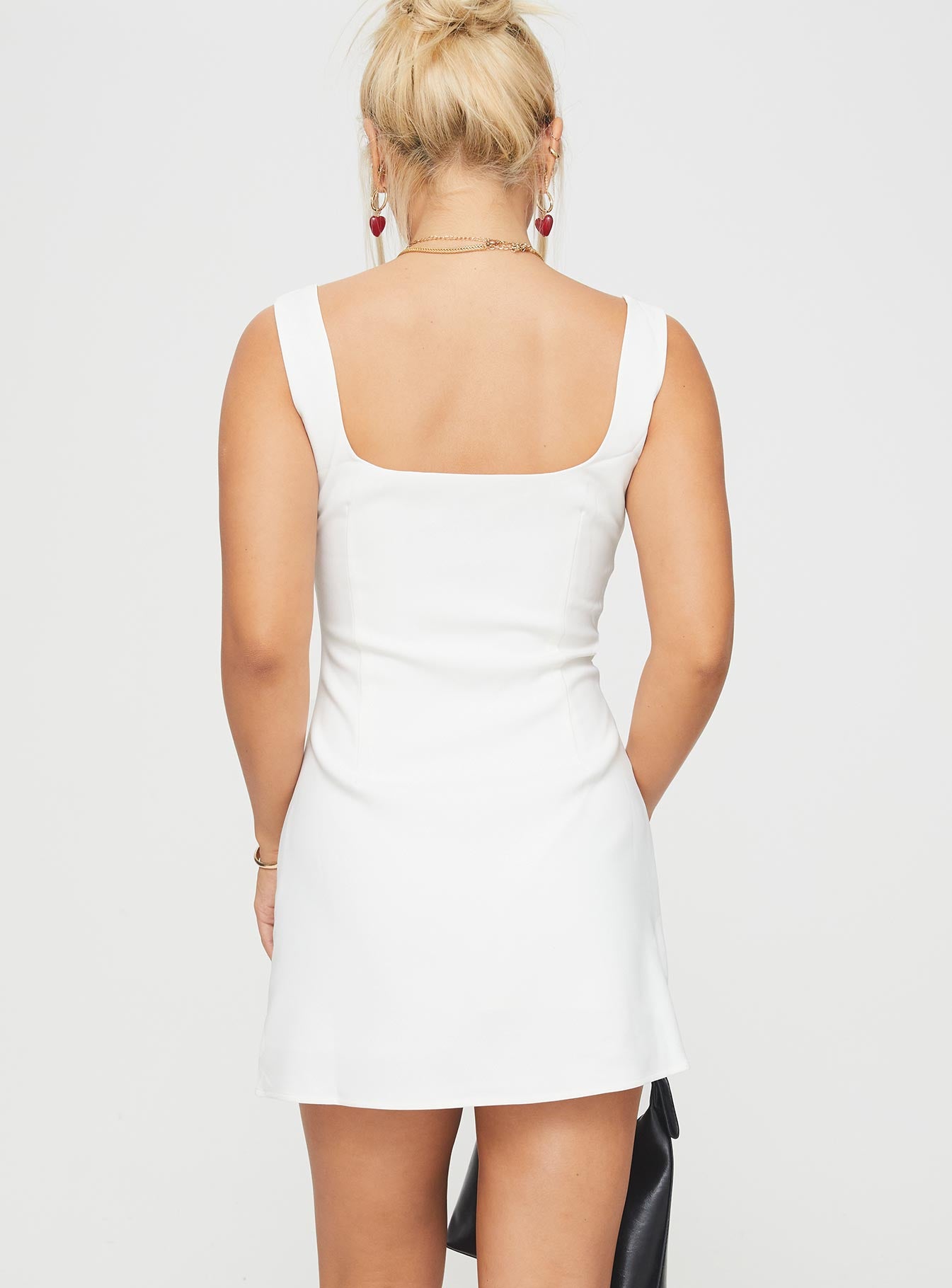 Zamie Mini Dress White Cheap Sale Now