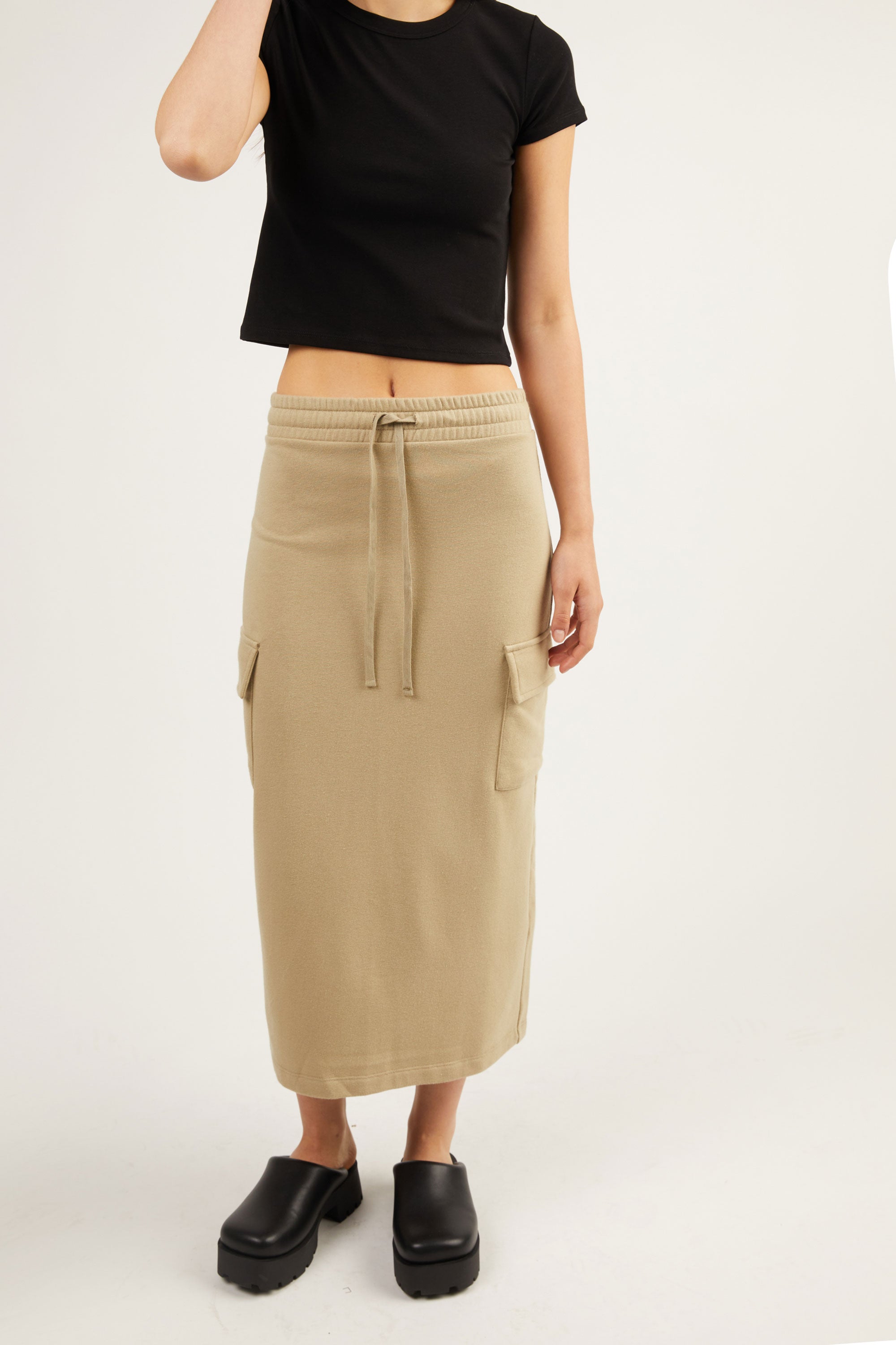 MIDI CARGO SKIRT Free Shipping Visit