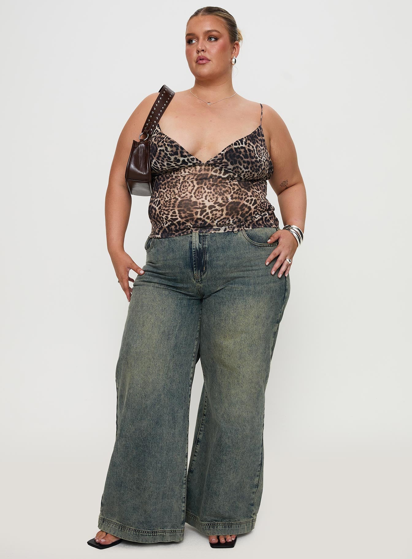 Fast Times Top Leopard Curve Free Shipping Supply