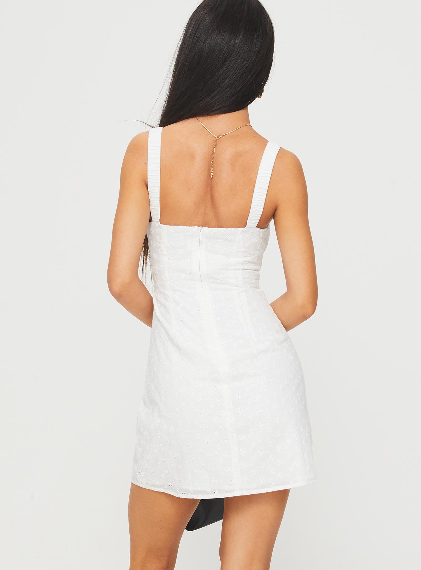 Almuna Mini Dress White Free Shipping Wiki