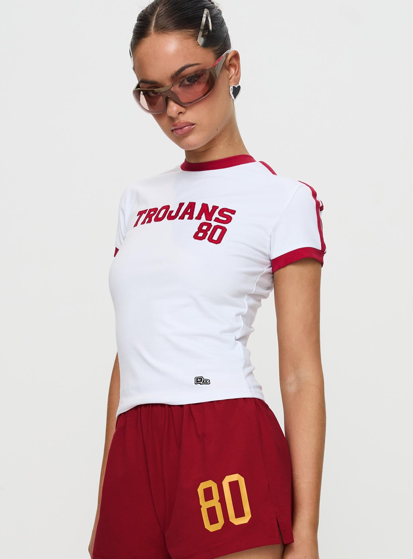 USC Goalie Baby Tee White Clearance Store Cheap Online