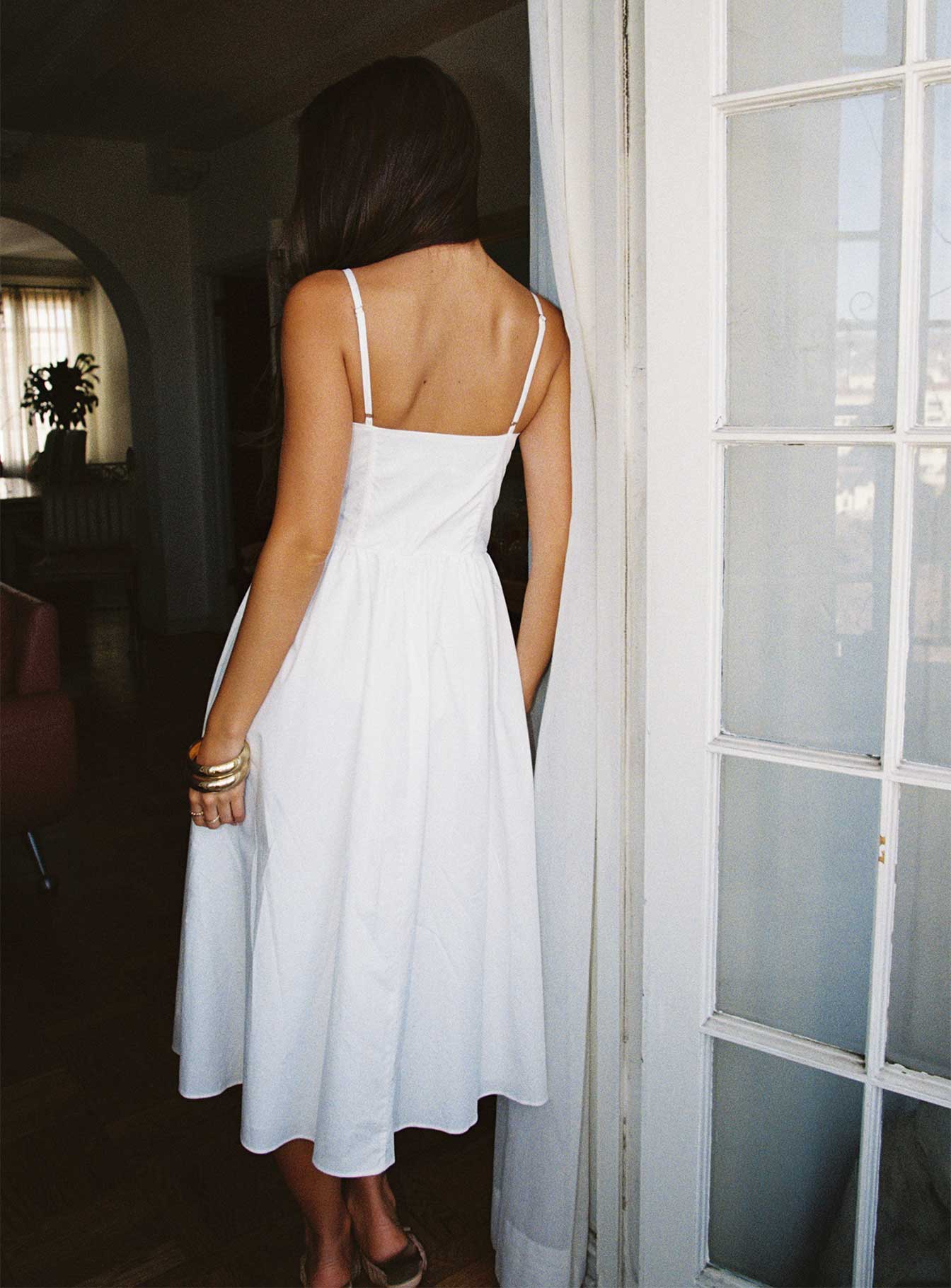 Such A Wallflower Midi Dress White Best Place