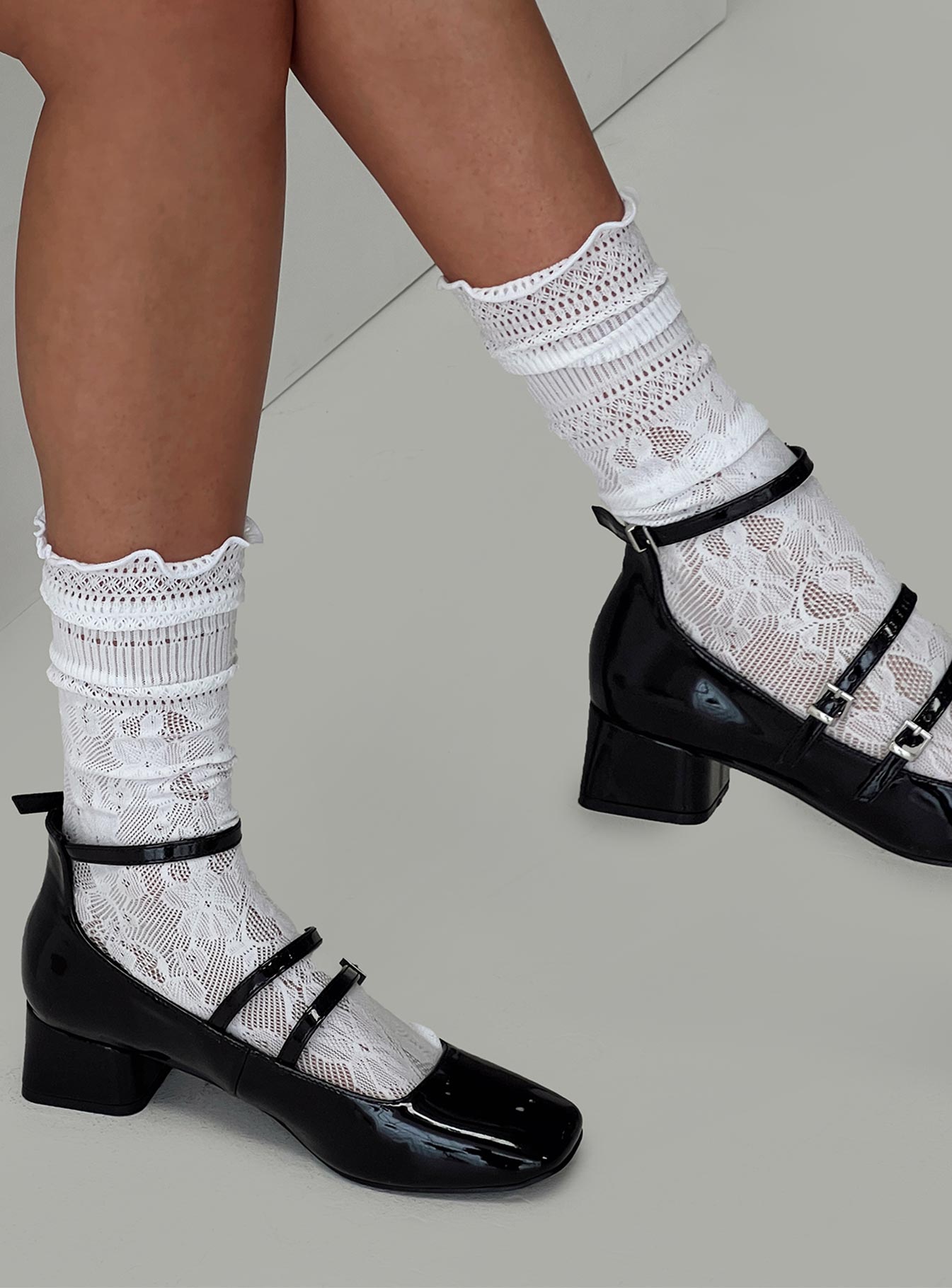 Arneway White Frill Sock White Pictures Cheap Online