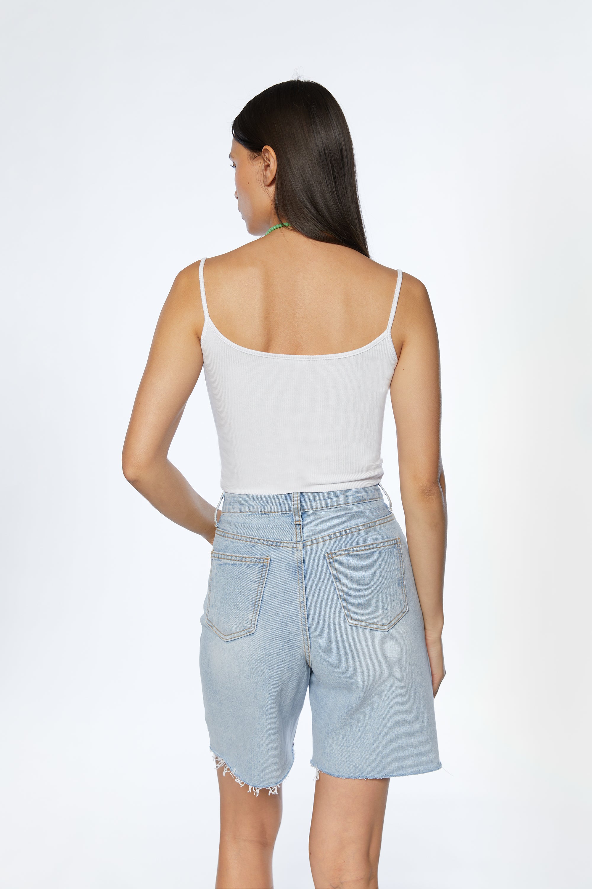 RIBBED CROPPED TANK Discounts Sale Online