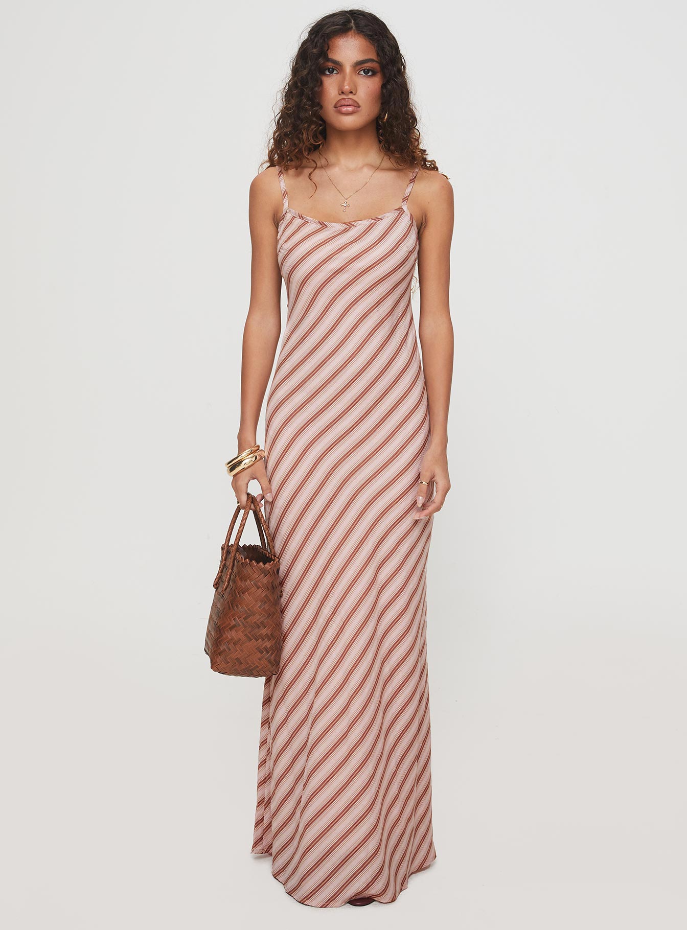 Rianne Maxi Dress Pink Stripe Sast Online