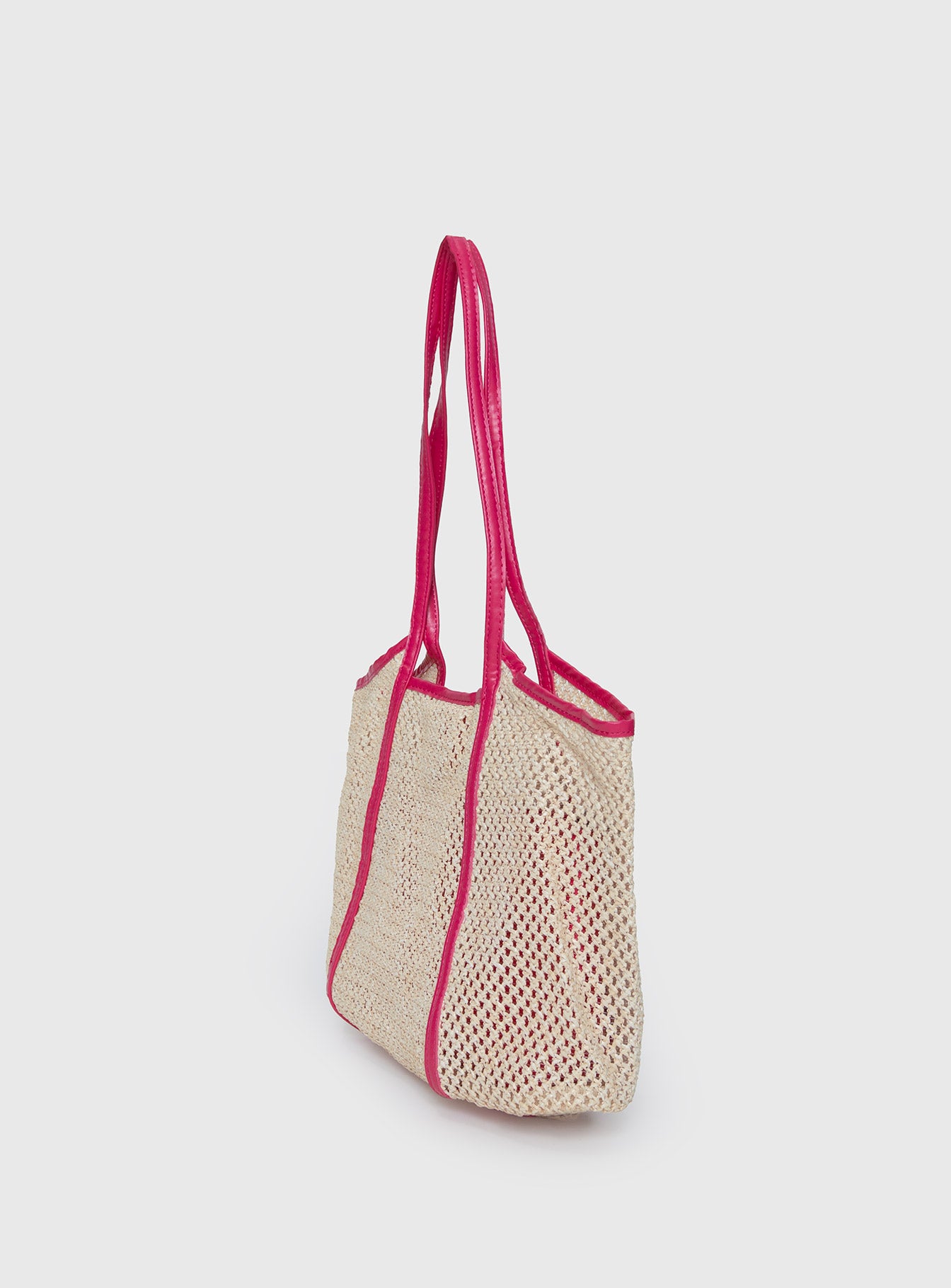 Fall Tote Bag Cream / Pink Cheap Supply