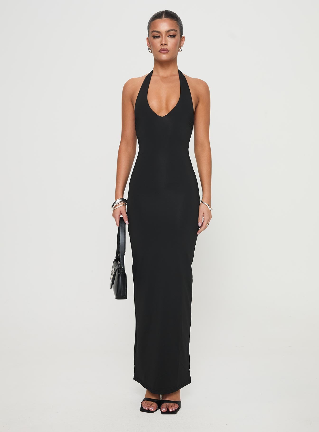 Spicy Maxi Dress Black Sast For Sale