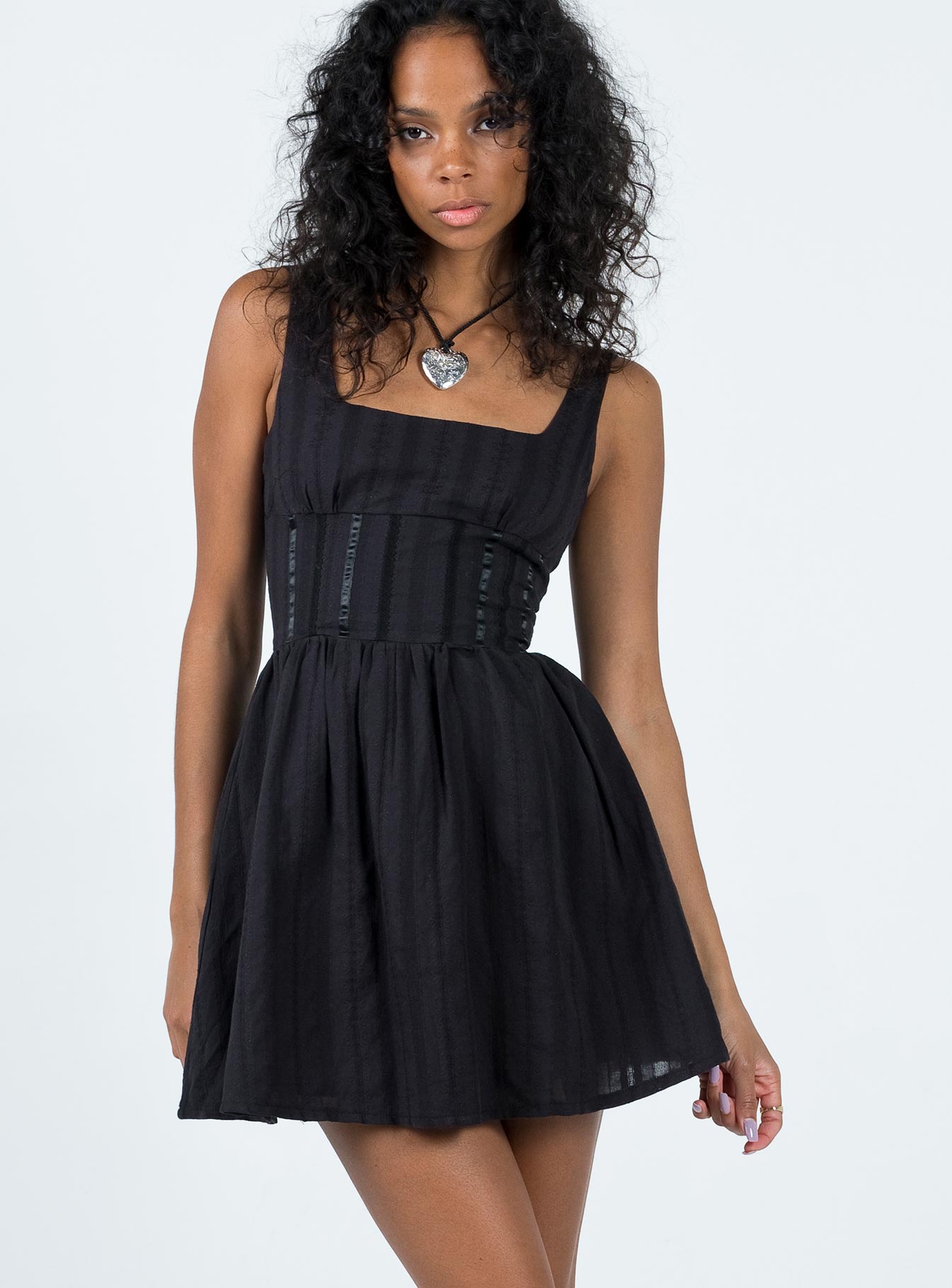 Lorinda Mini Dress Black Footlocker Finishline Online