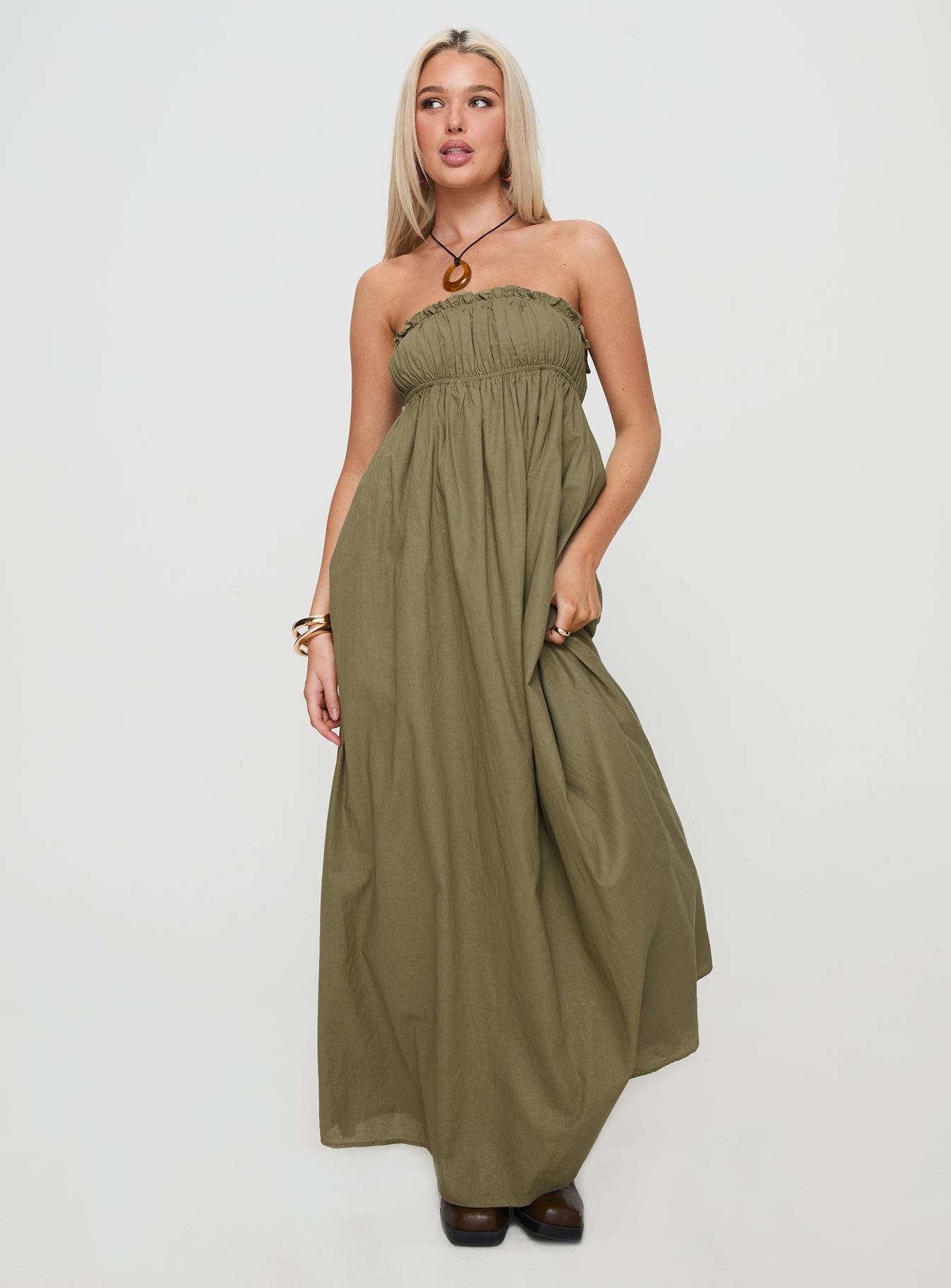 Isannah Maxi Dress Sage Clearance Low Pice