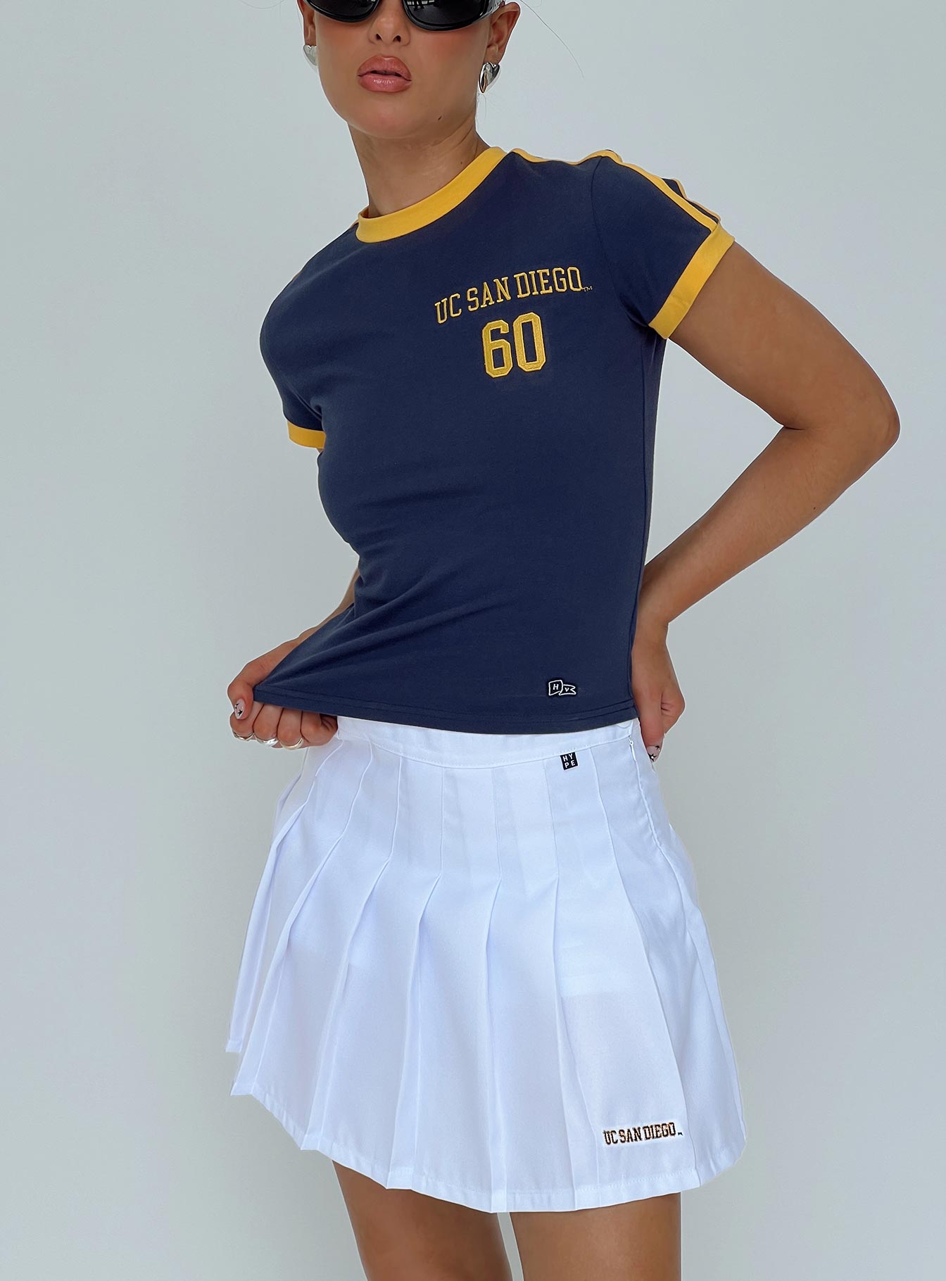 UCSD Tennis Skort White Free Shipping Outlet Store