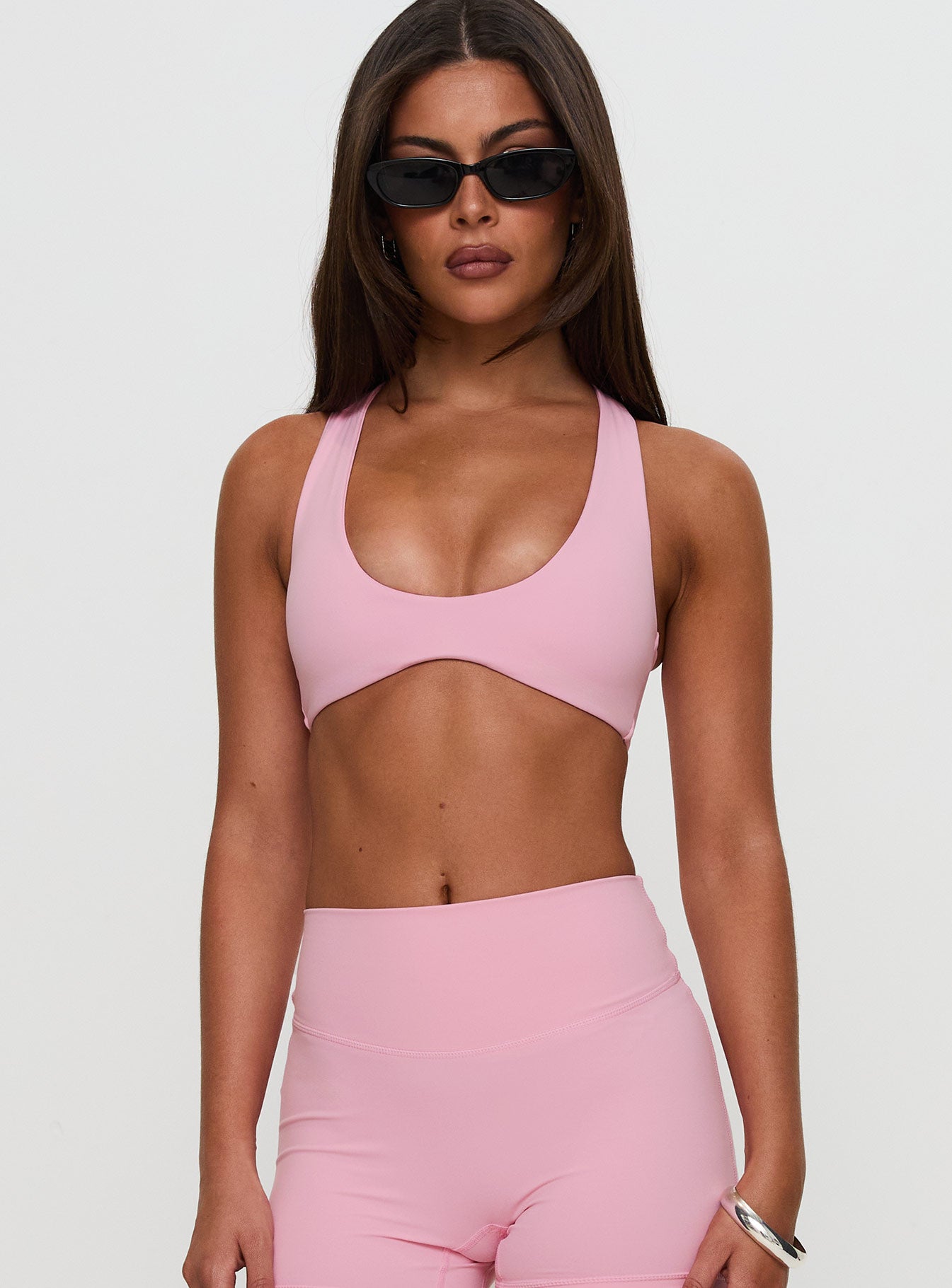 Pulse Halter Yoga Crop Pink Pictures Cheap Pice