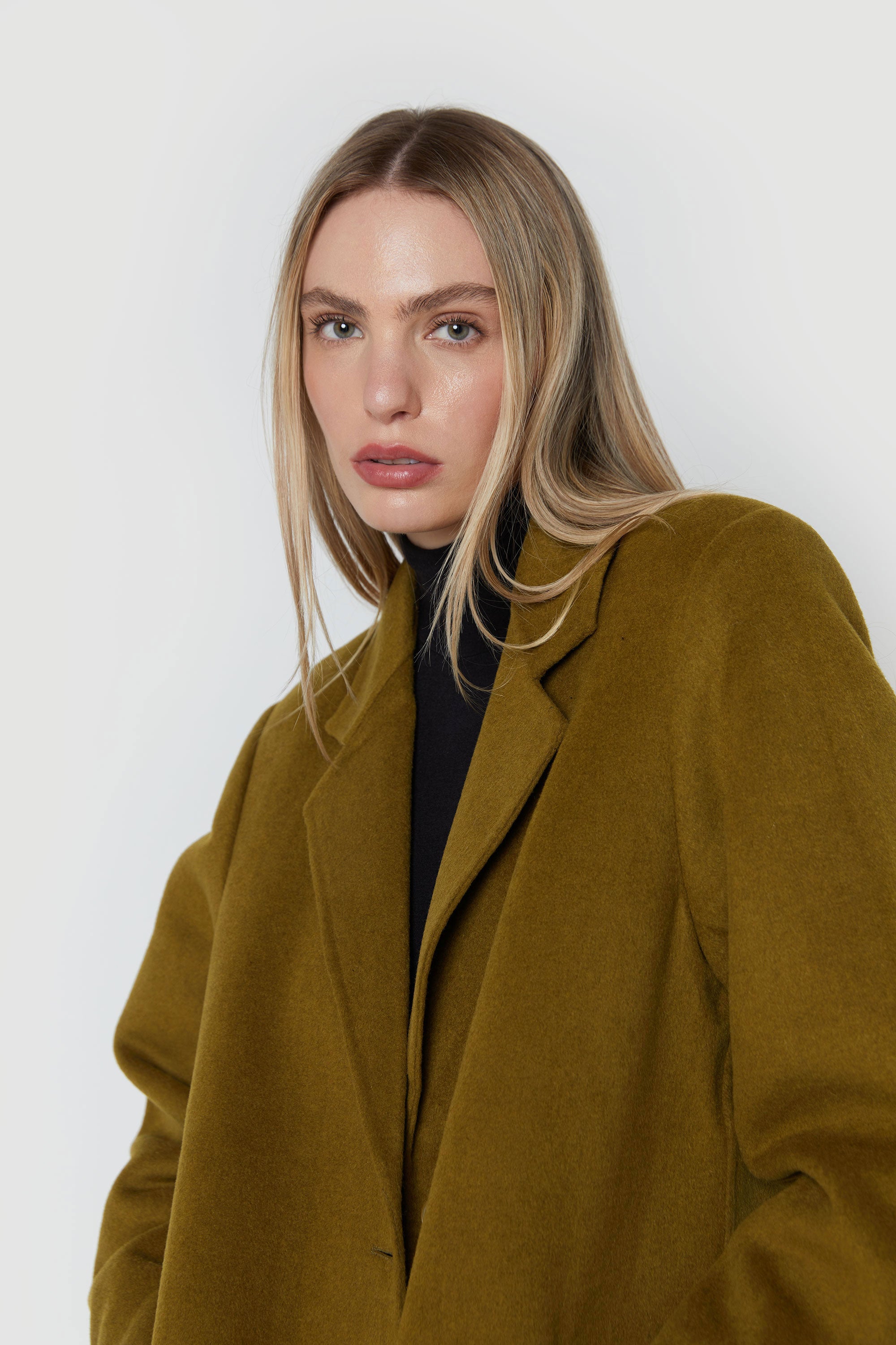 CLASSIC FIT WOOL BLEND COAT Clearance Affordable