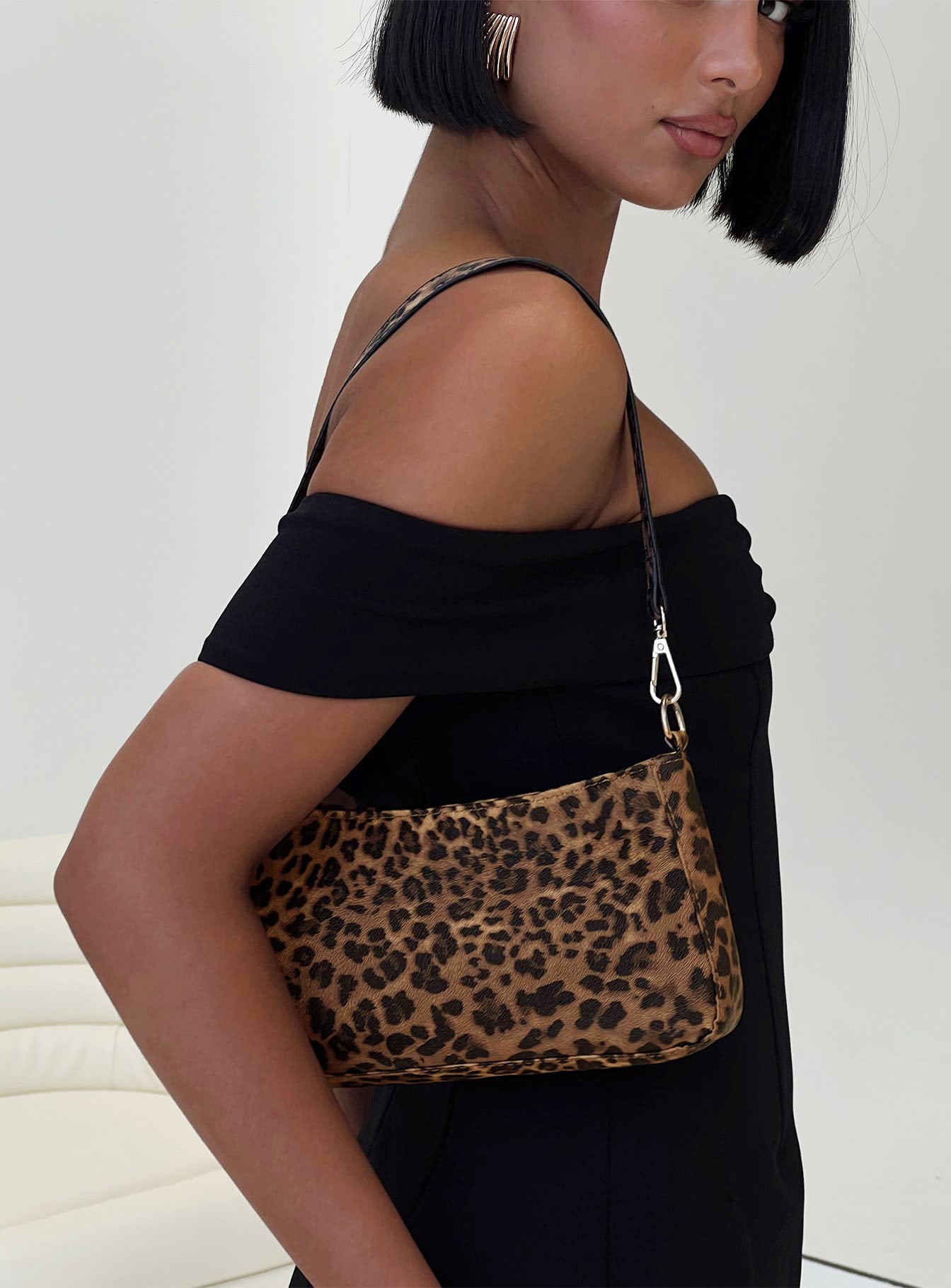 Cheeky Shoulder Bag Leopard Outlet Store Cheap Online