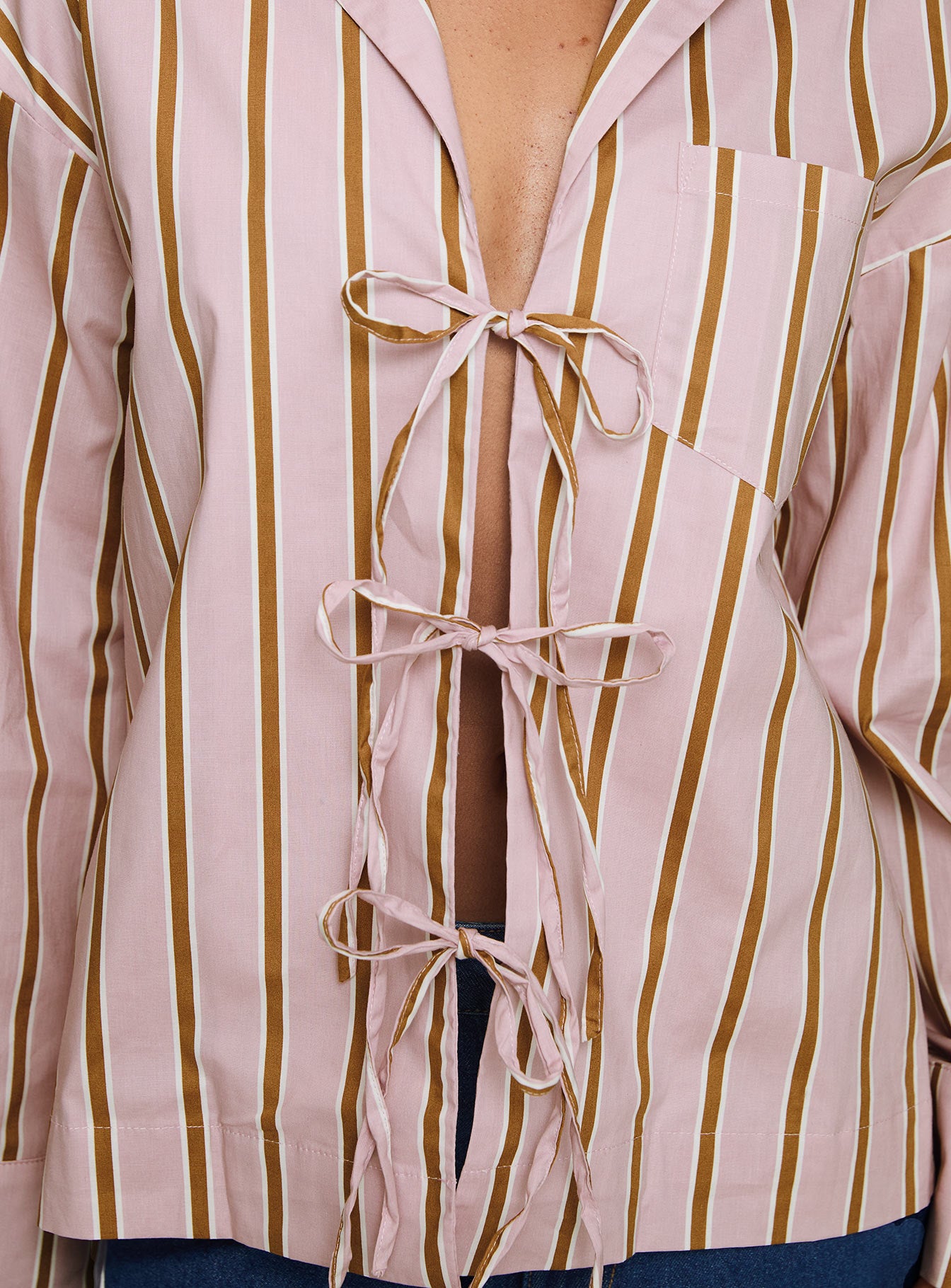 Spiri Shirt Pink Stripe Discount Store