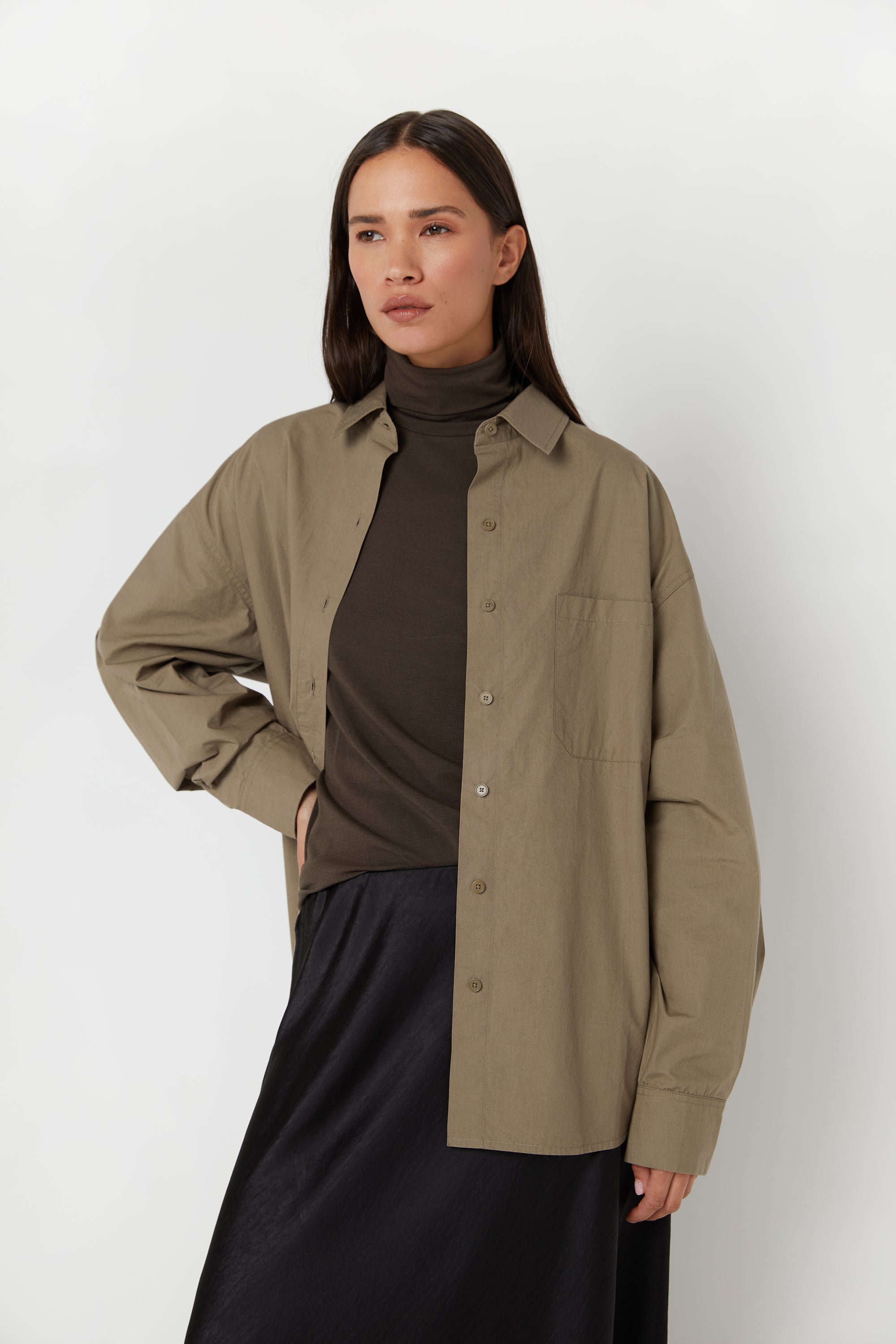 OVERSIZED POPLIN SHIRT Sale Lowest Pice