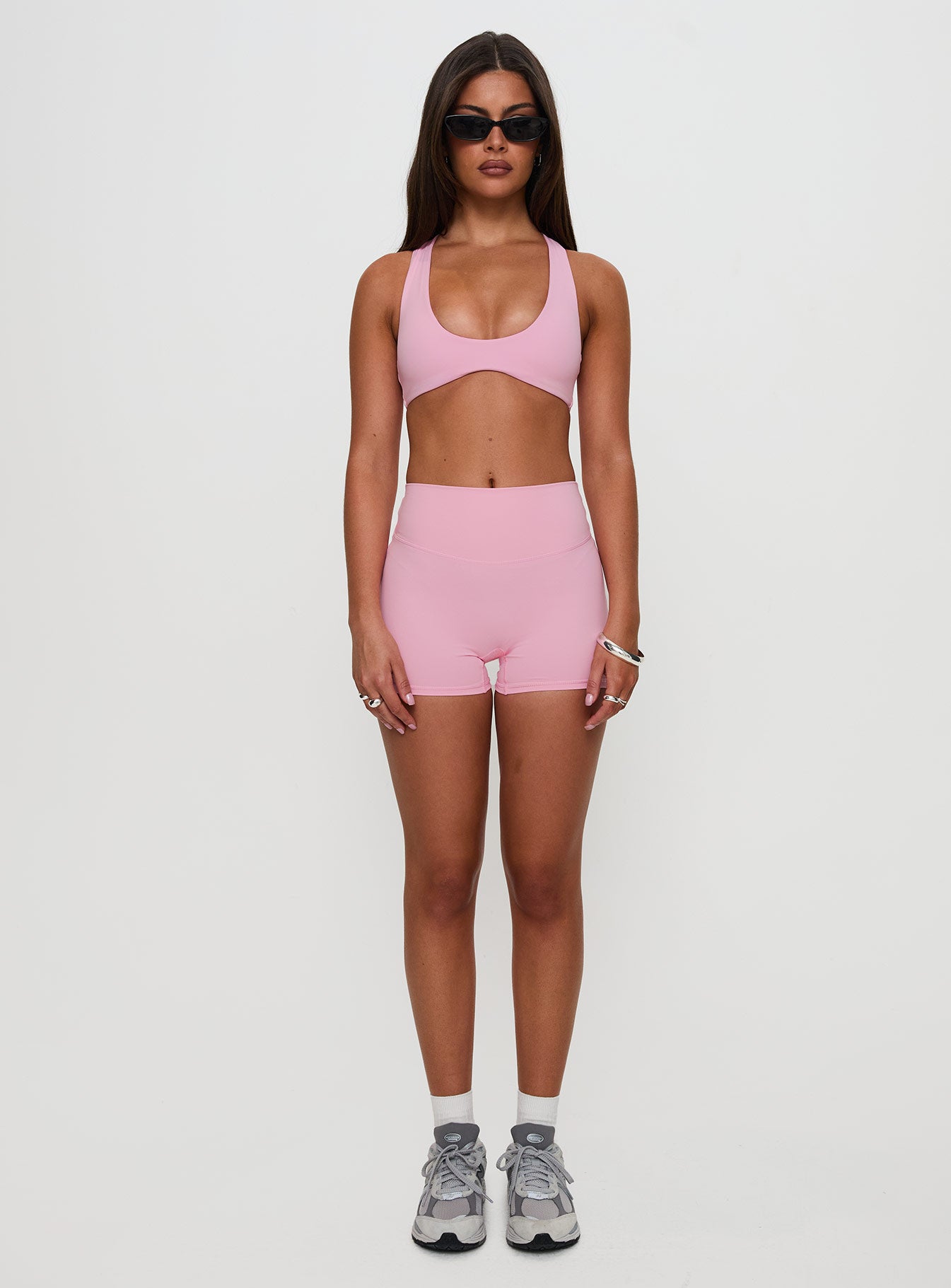 Pulse Halter Yoga Crop Pink Pictures Cheap Pice