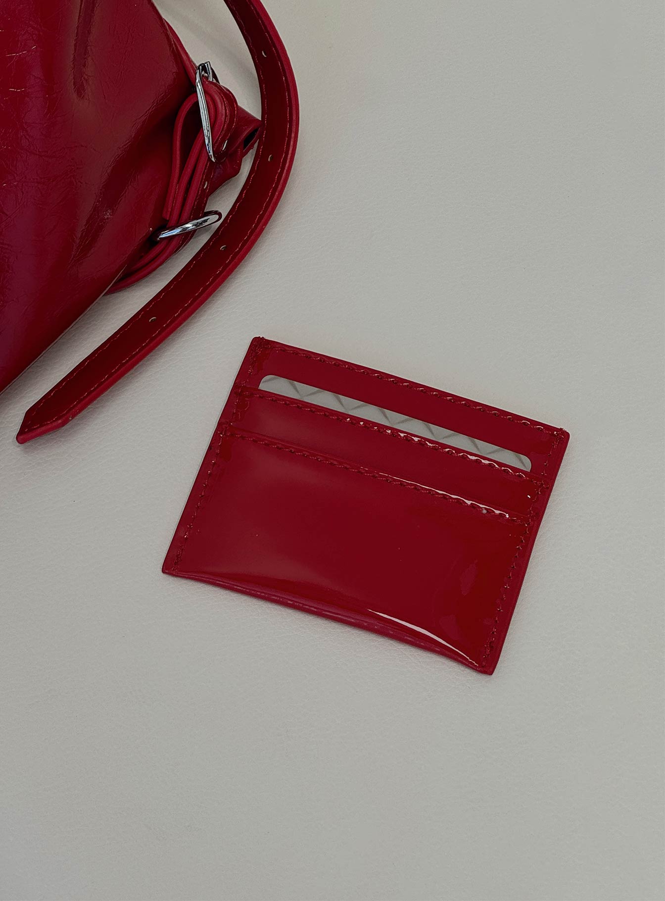 Jakari Card Holder Patent Red Buy Cheap Excellent